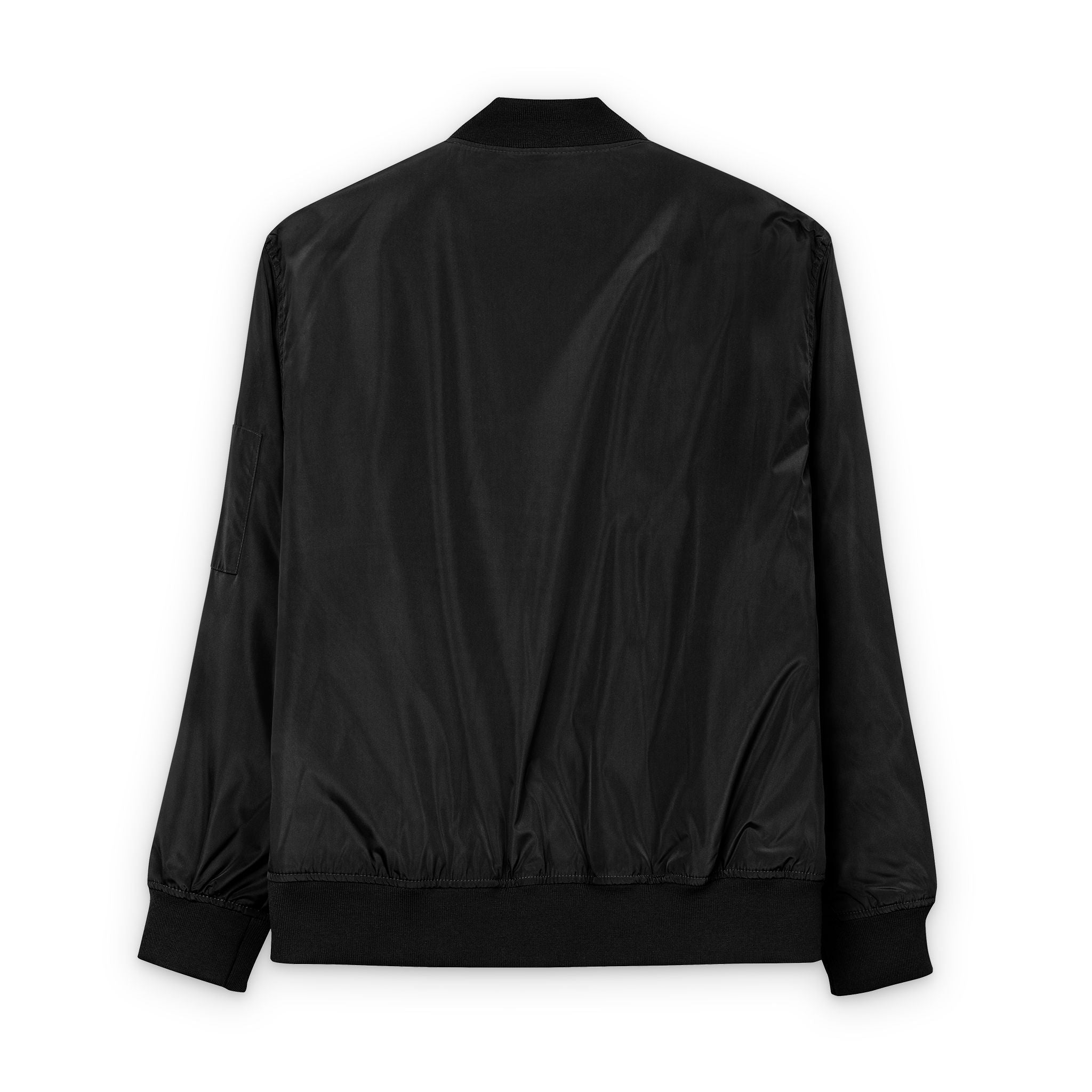 Branded / Embroidered Bomber Jacket - The Orange Habit