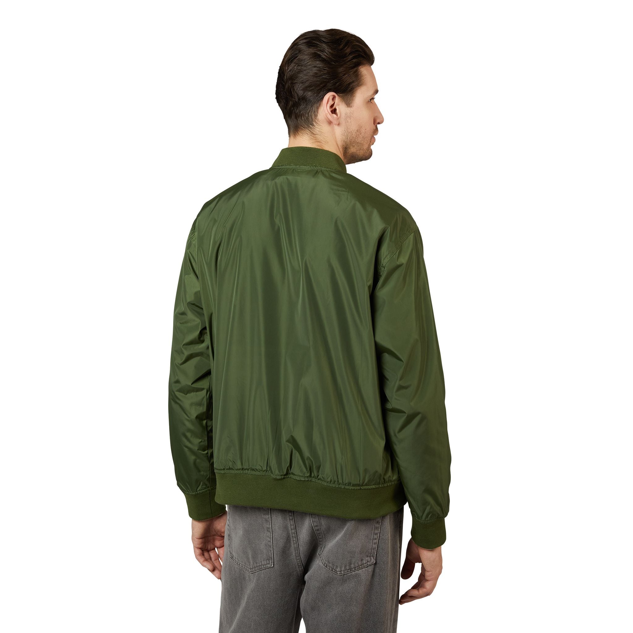 Branded / Embroidered Bomber Jacket - The Orange Habit