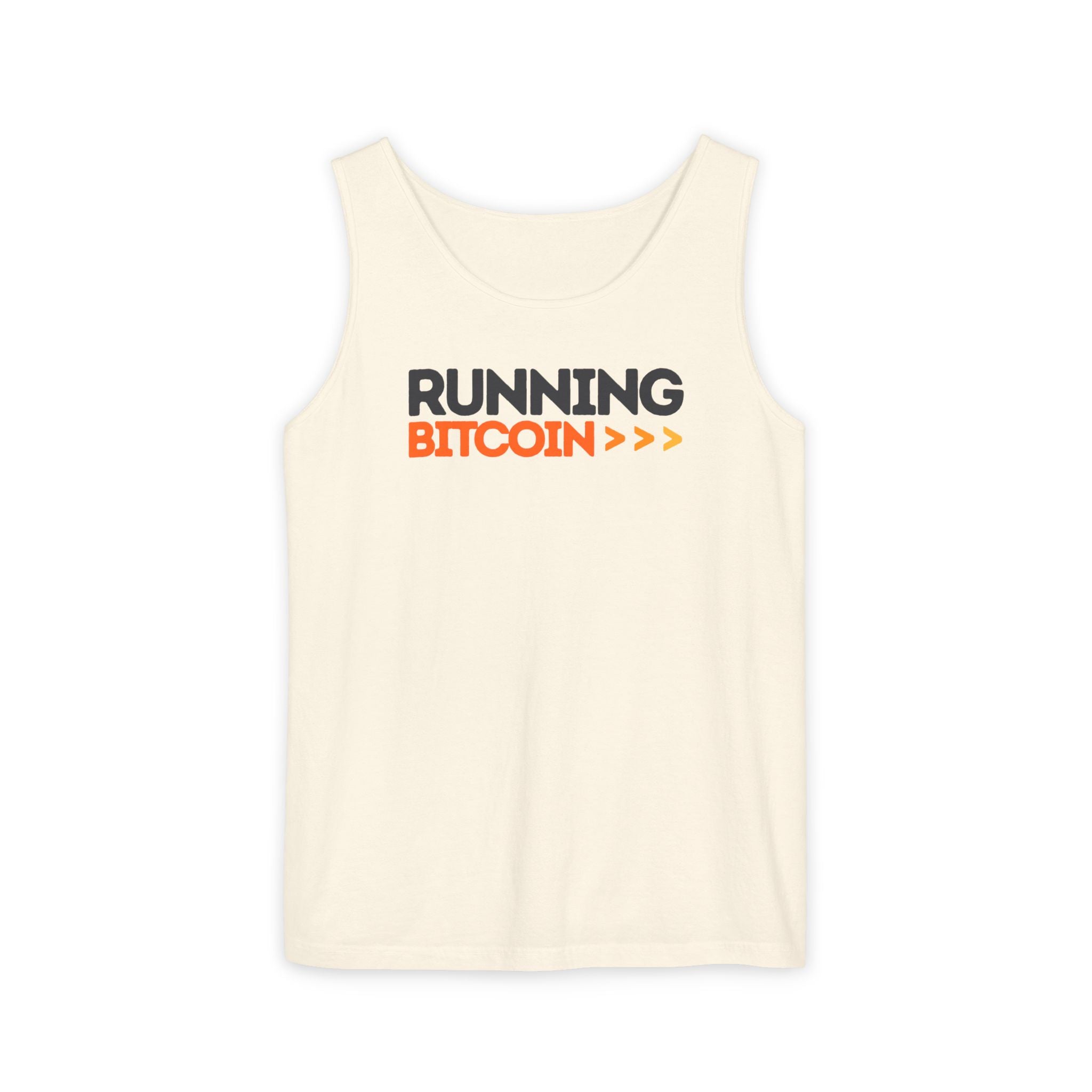 Running Bitcoin / Tank Top - The Orange Habit
