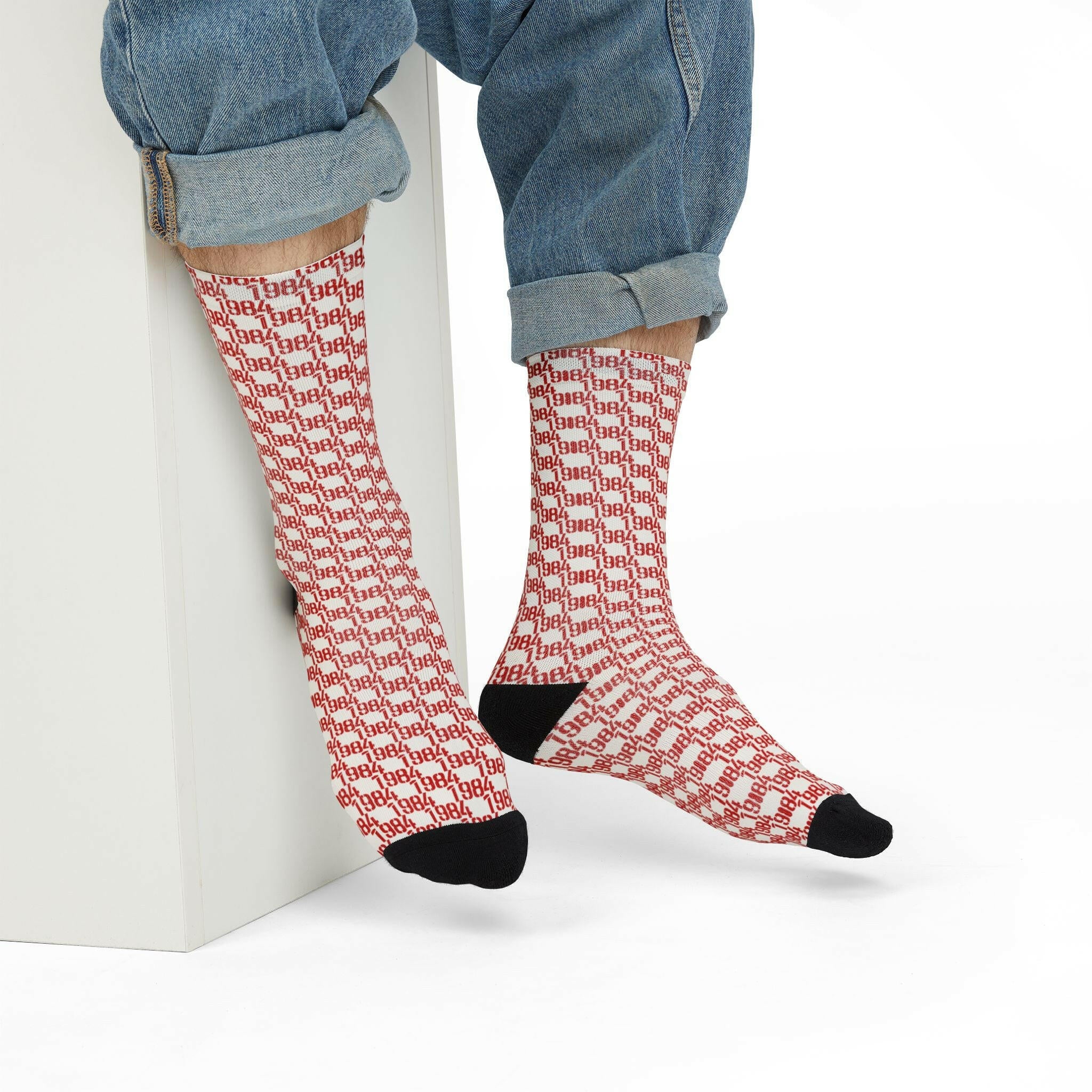 1984 / Bitcoin Socks - SVRN_T - The Orange Habit