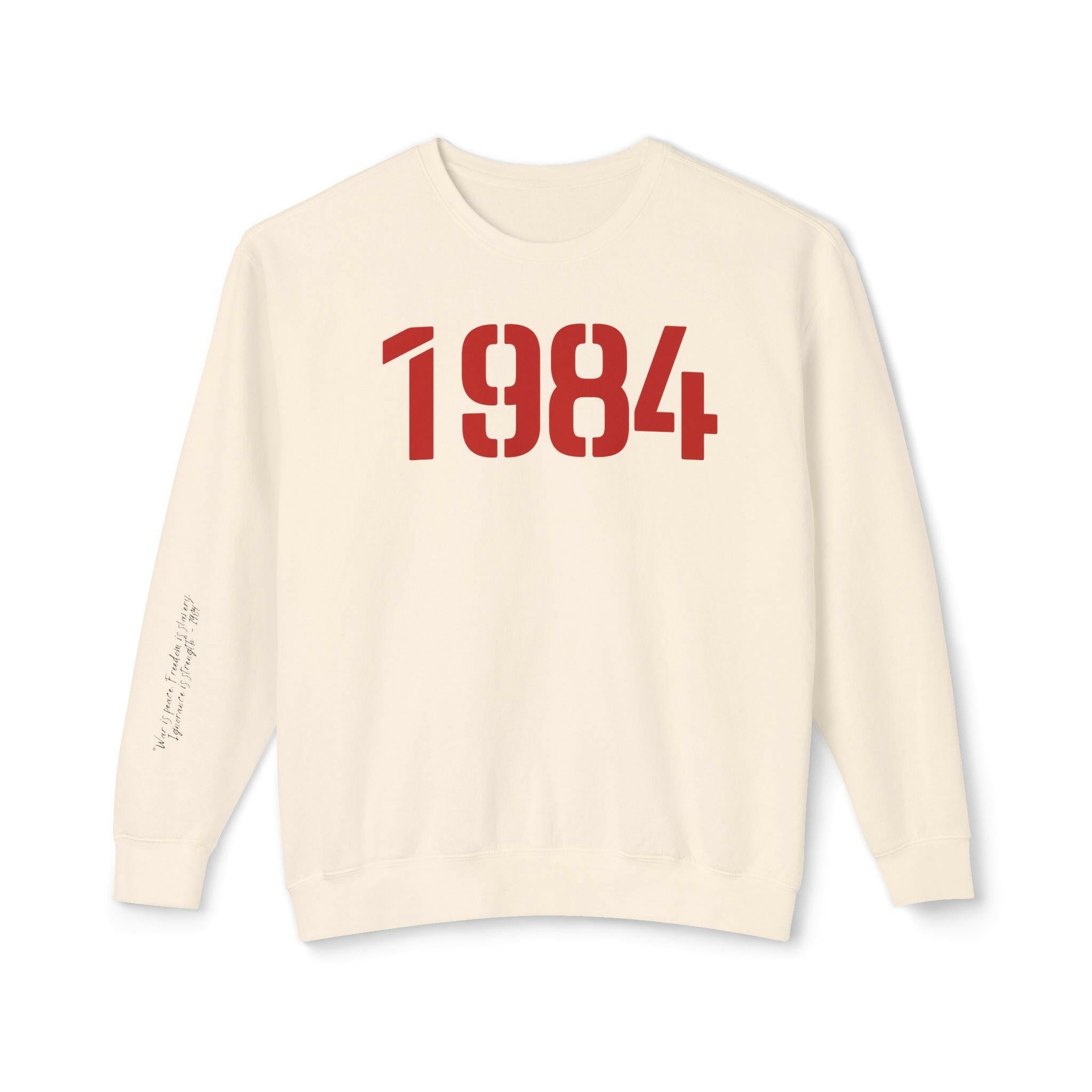 1984 / Lightweight Bitcoin Sweatshirt - SVRN_T - The Orange Habit