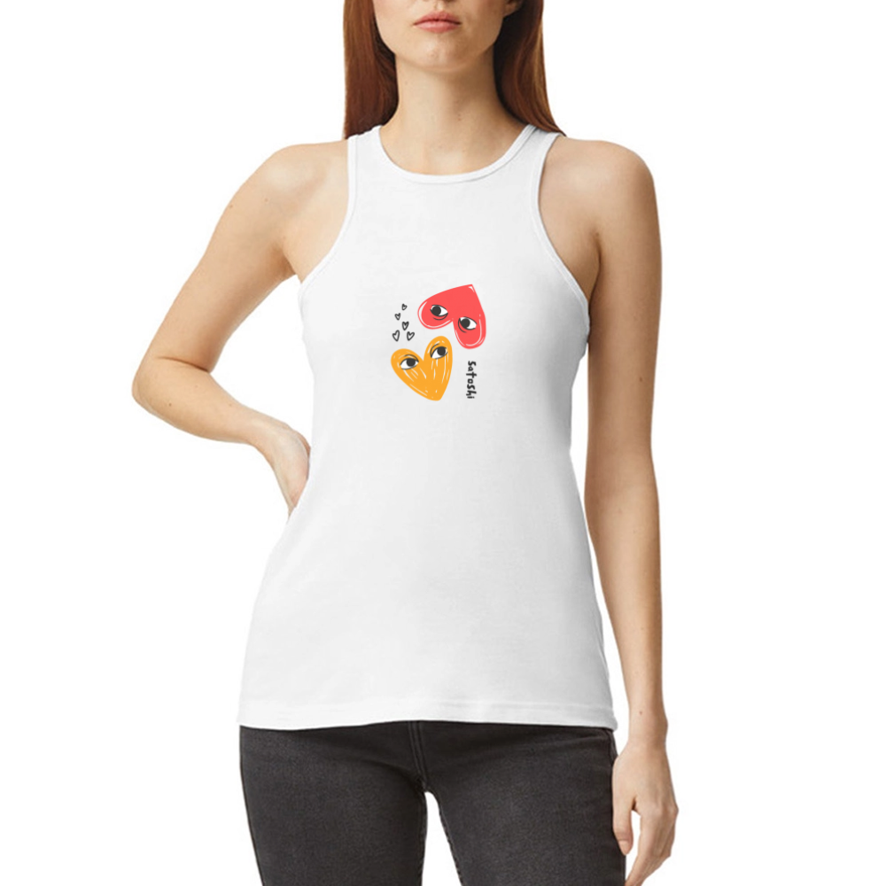 I Heart Satoshi / Women's Tank Top - white