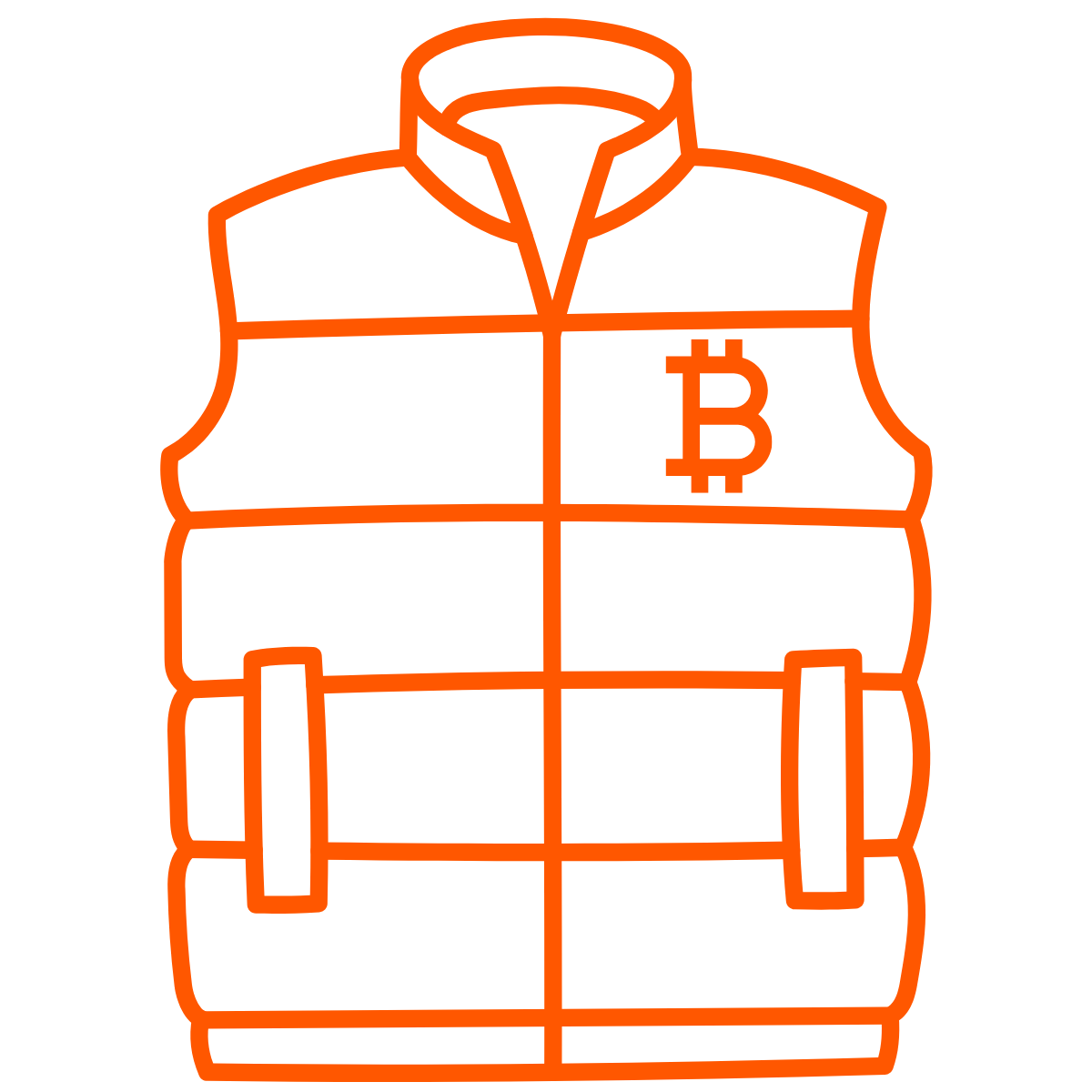 Bitcoin Outerwear | The Orange Habit 
