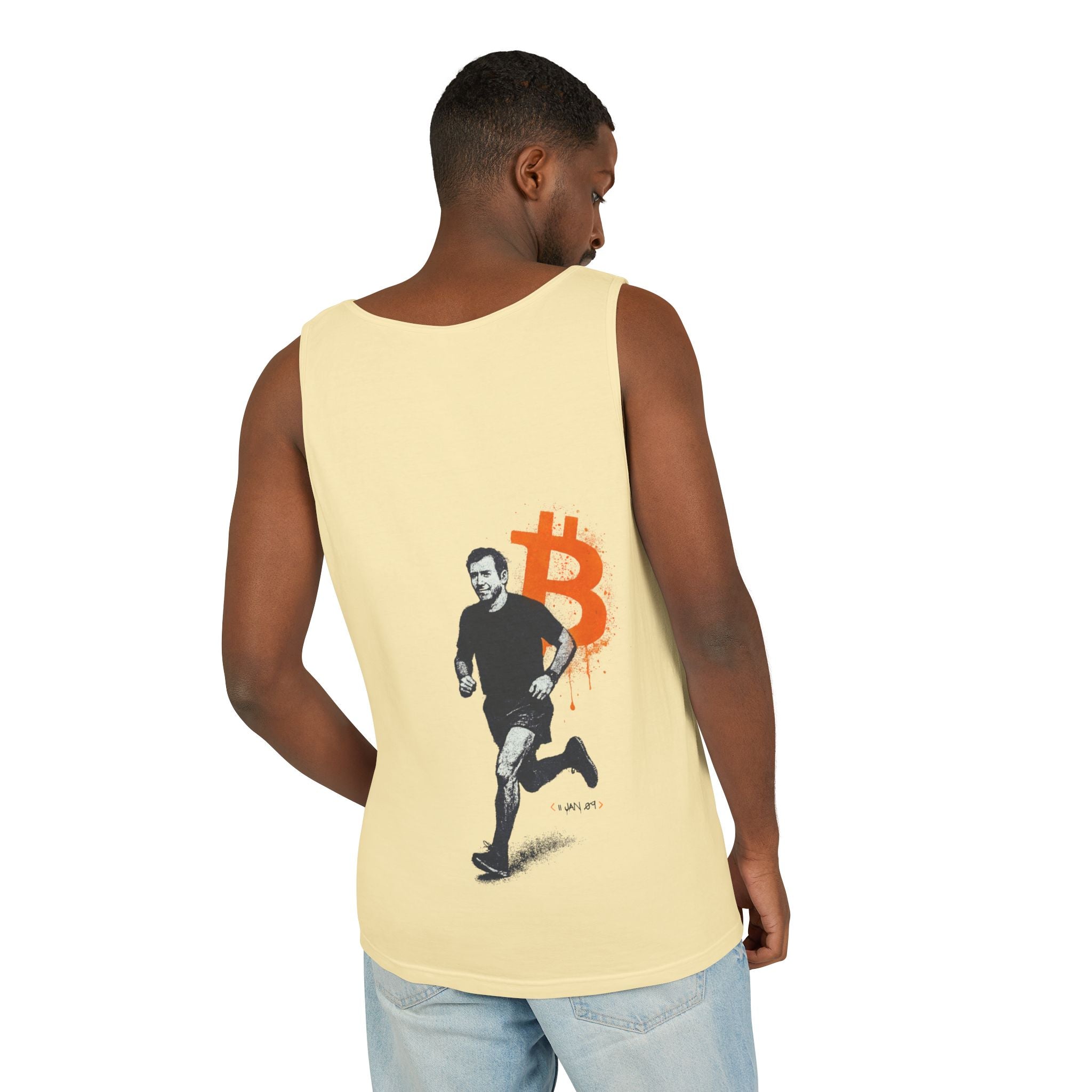 Running Bitcoin / Tank Top - The Orange Habit