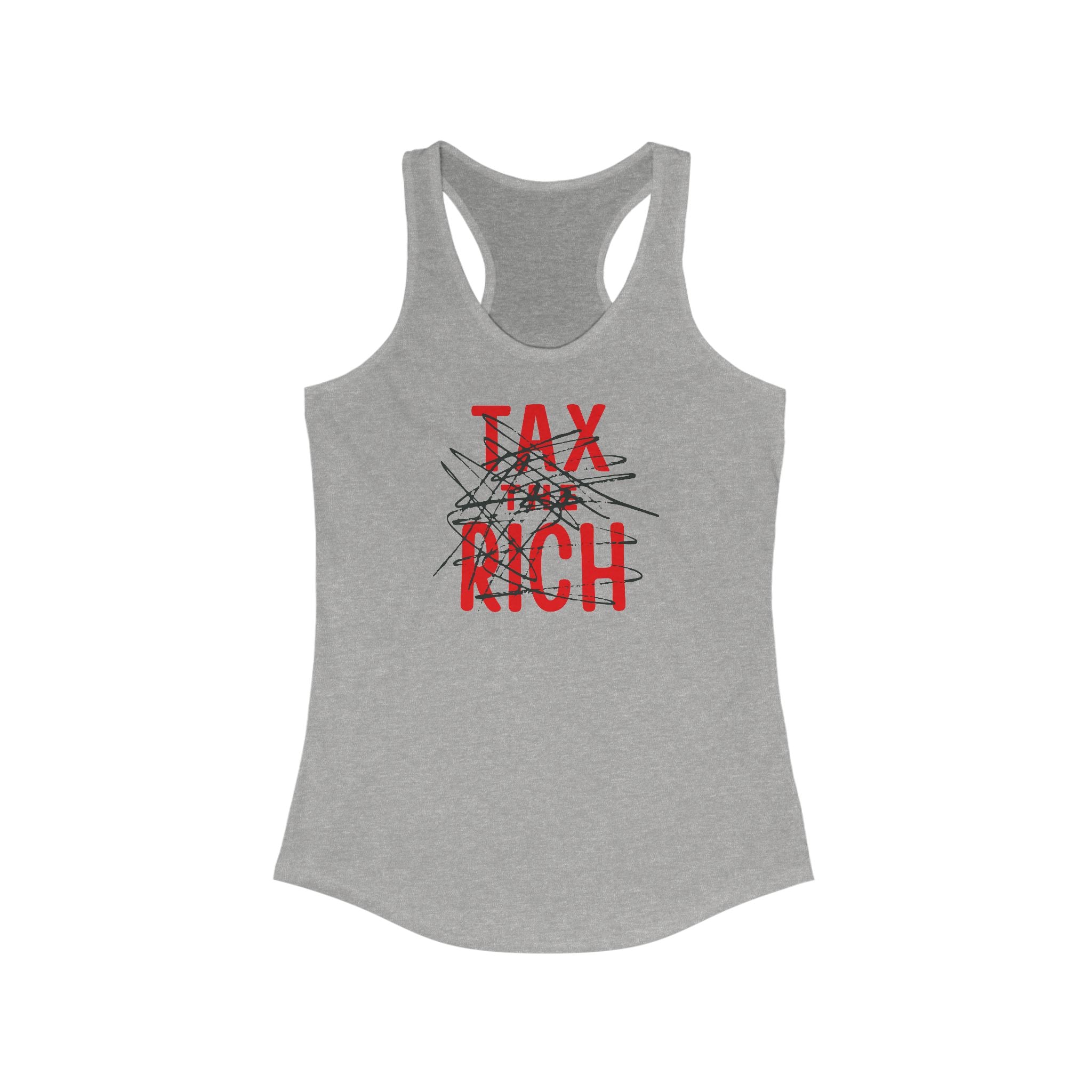 Fix The Money / Womens Racerback Tank Top  The Orange Habit | Bitcoin Clothing & Apparel.