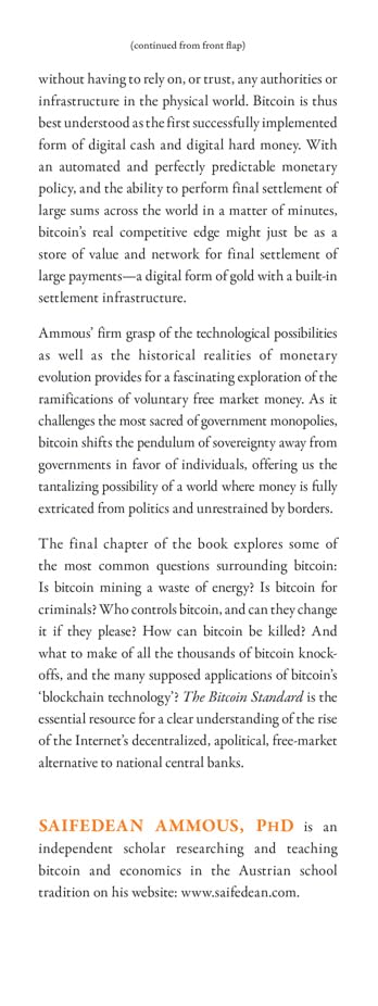 The Bitcoin Standard: The Decentralized Alternative to Central Banking - The Orange Habit - The Orange Habit