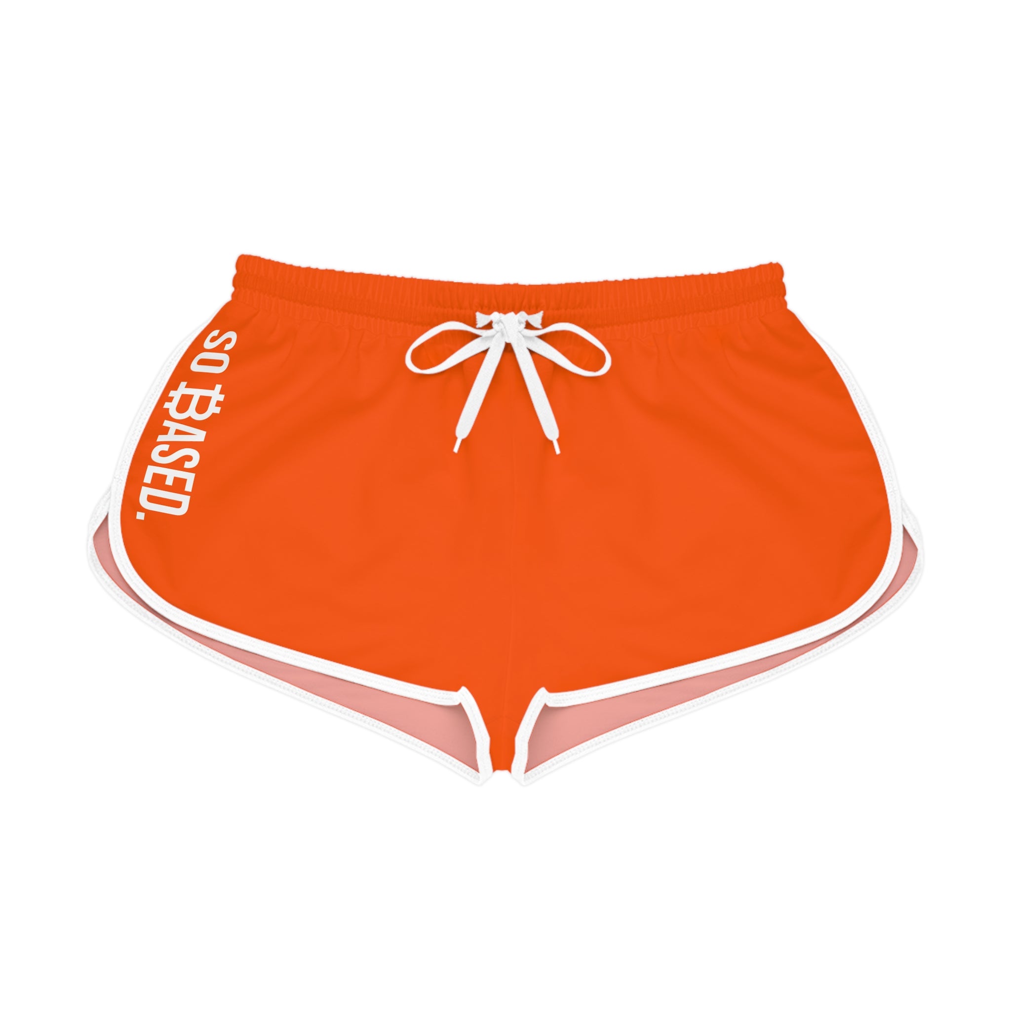 So Based / Orange Womens Shorts - The Orange Habit