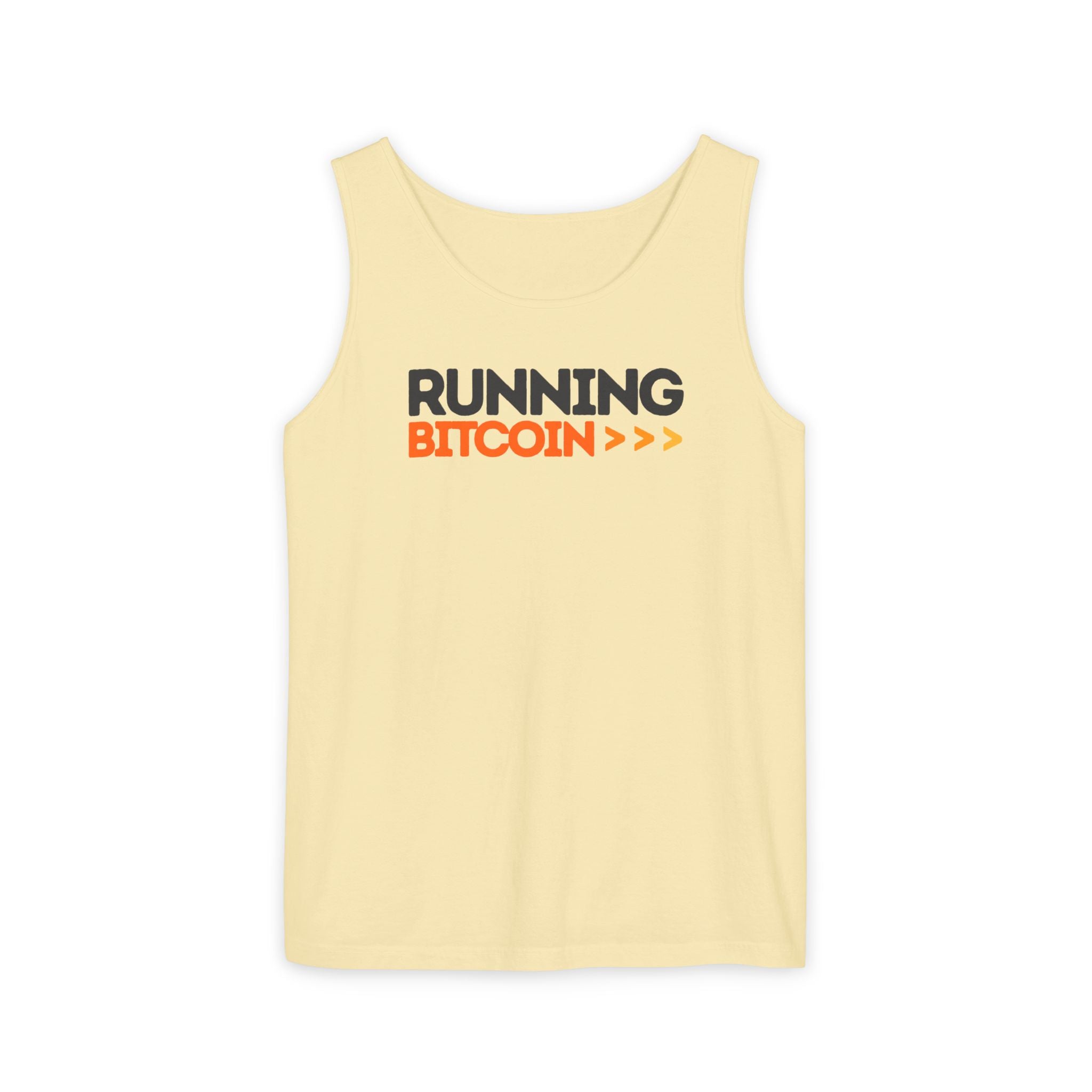 Running Bitcoin / Tank Top - The Orange Habit