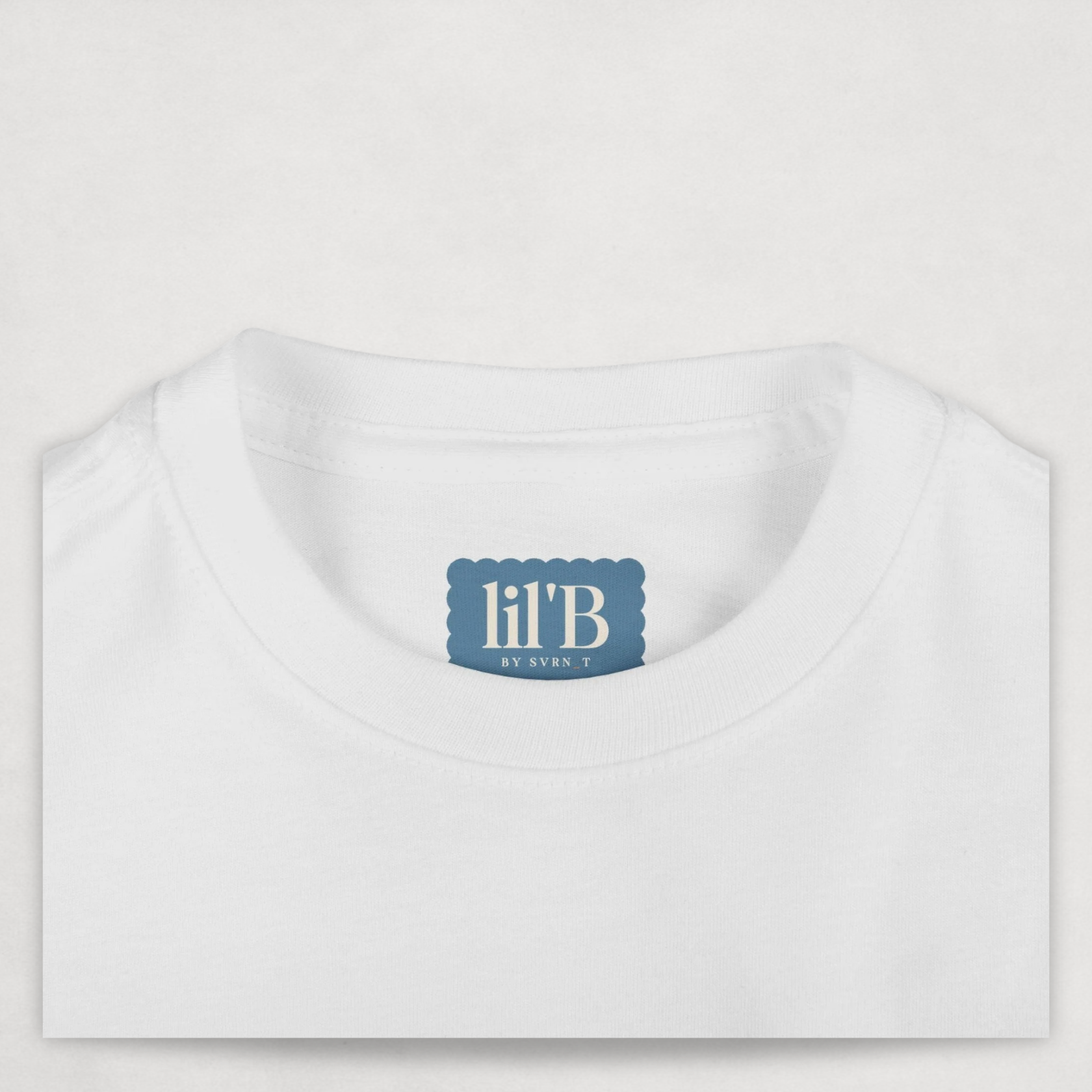 White Bitcoin Tee for Infants by lil'B from the Bearish Collection - close up
