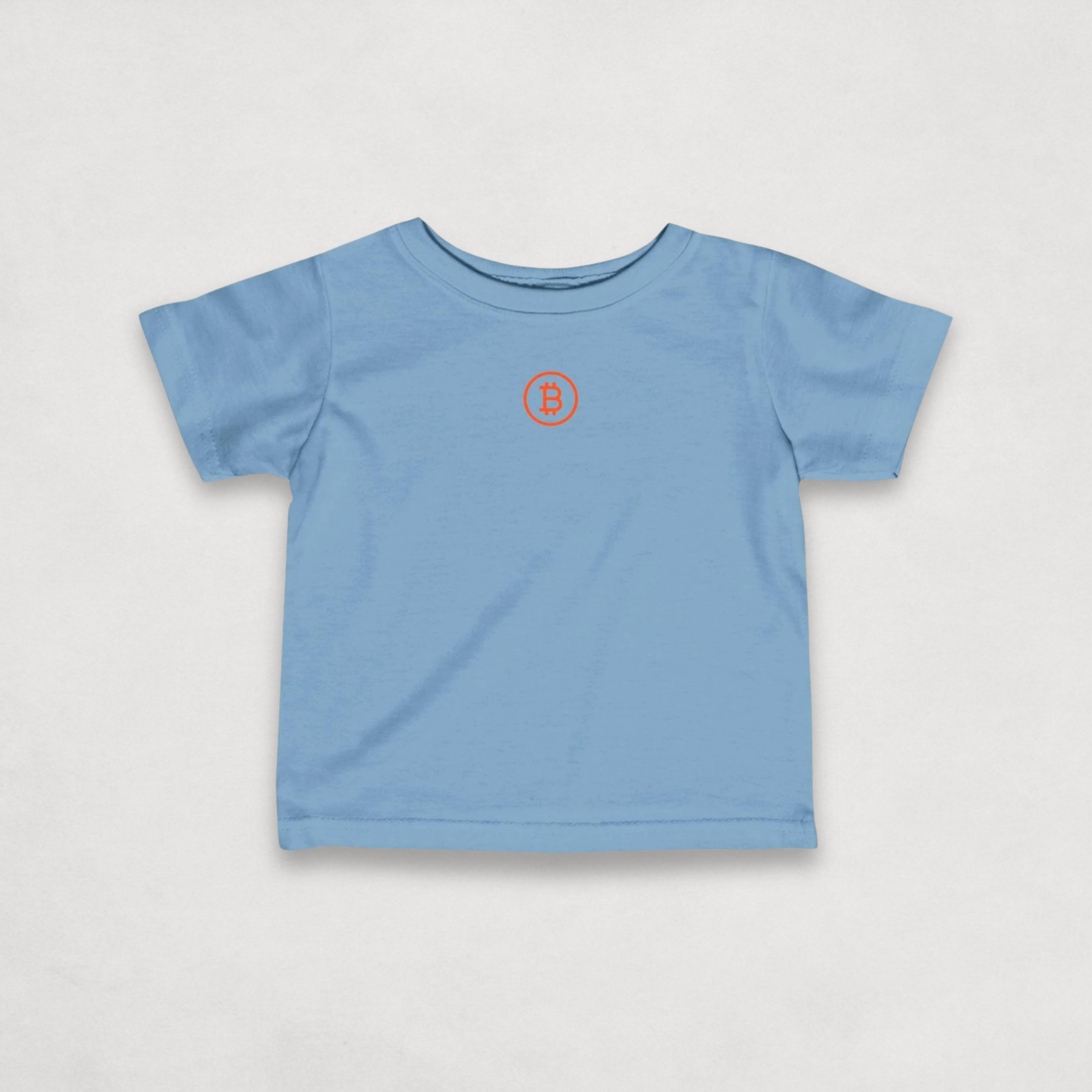 Blue Bitcoin Tee for Infants by lil'B from the Branded Collection