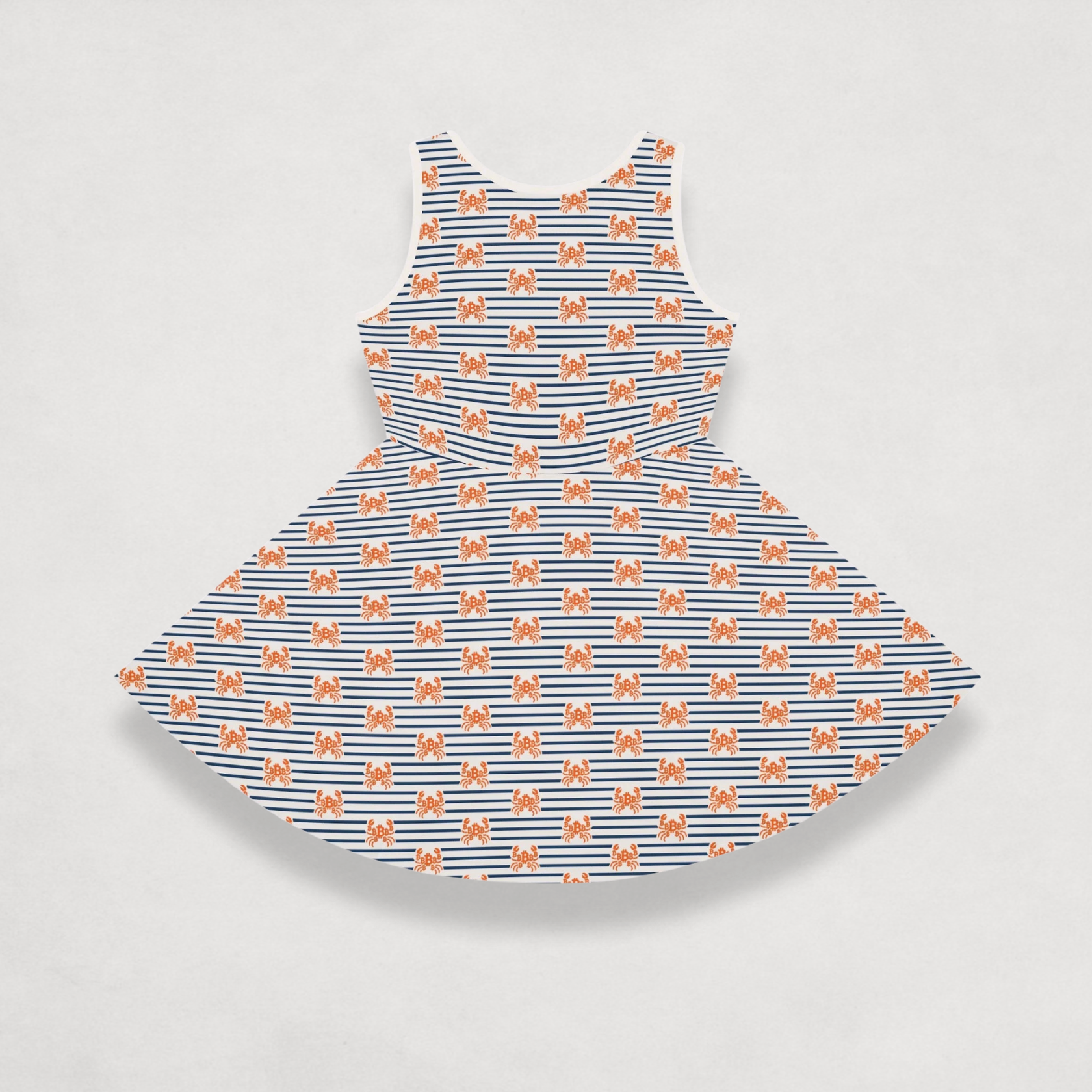 Back of the Crab B Girls Bitcoin Dress by lil'B at The Orange Habit