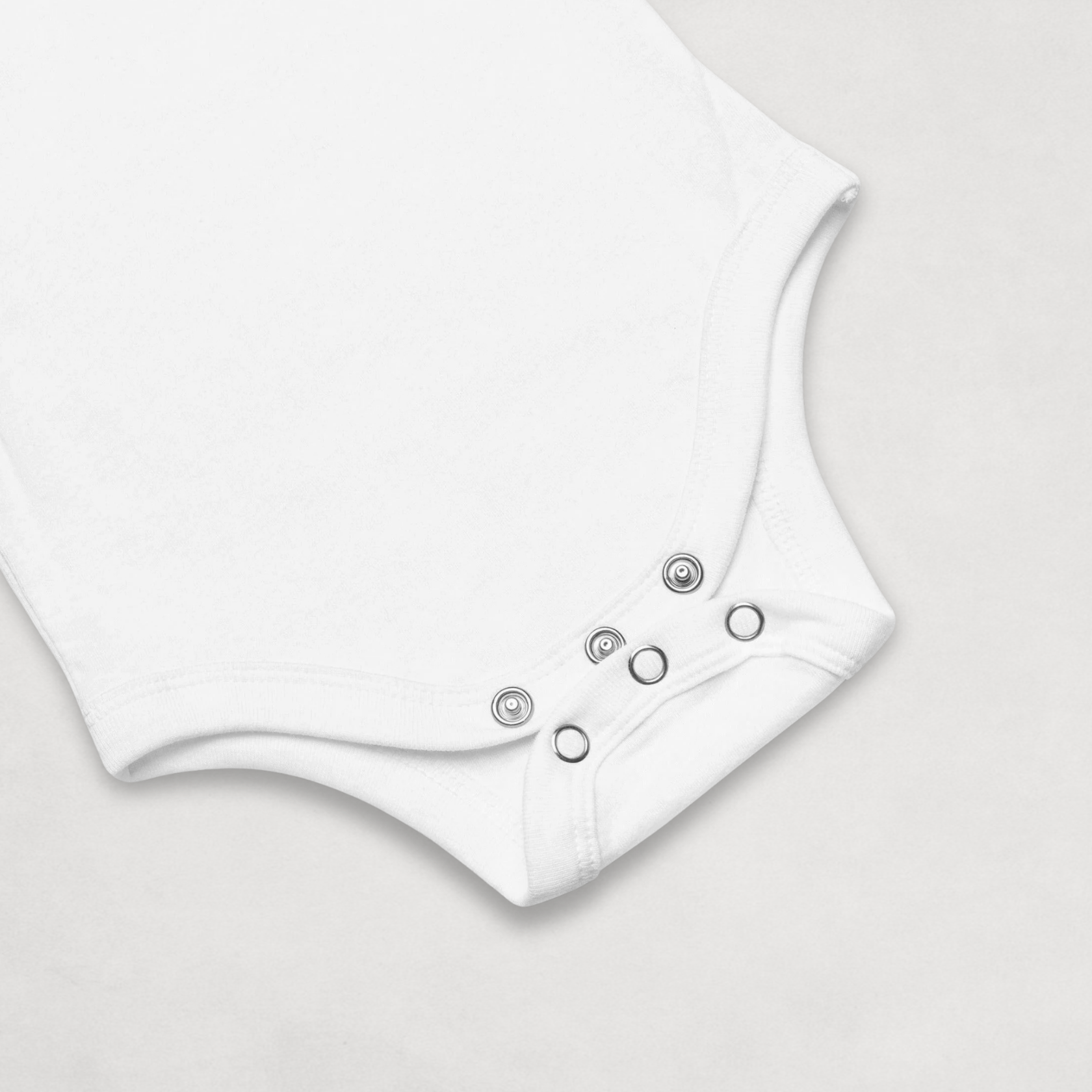 White Don't Tread On Me Bitcoin Onesie for Infants by lil'B close up