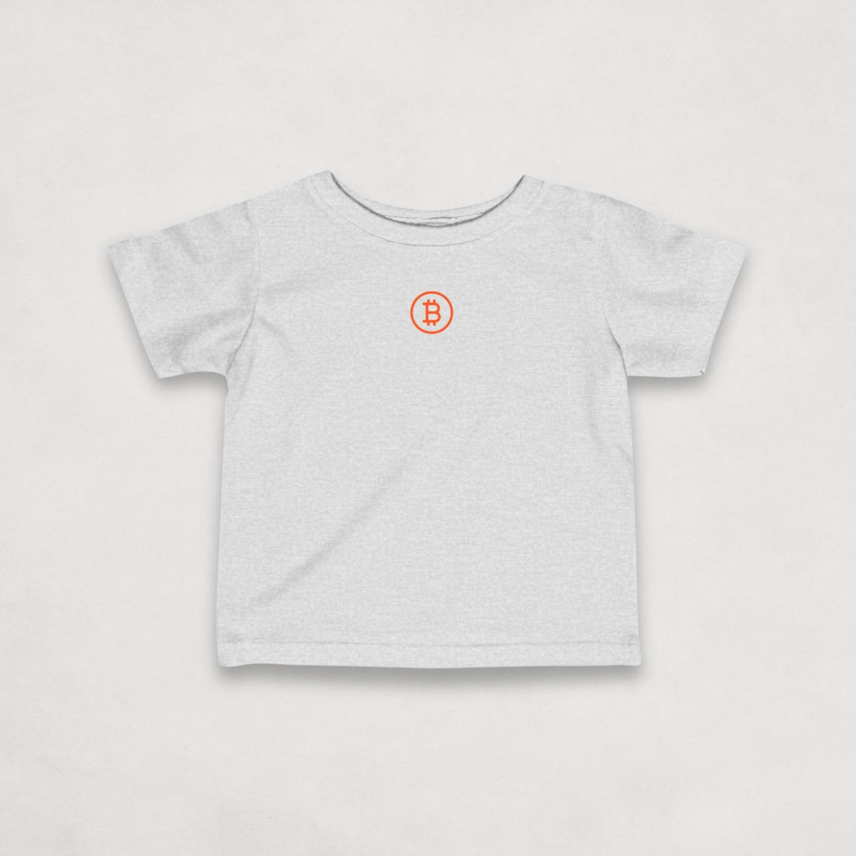 Heather grey Bitcoin Tee for Infants by  lil'B from the Branded Collection
