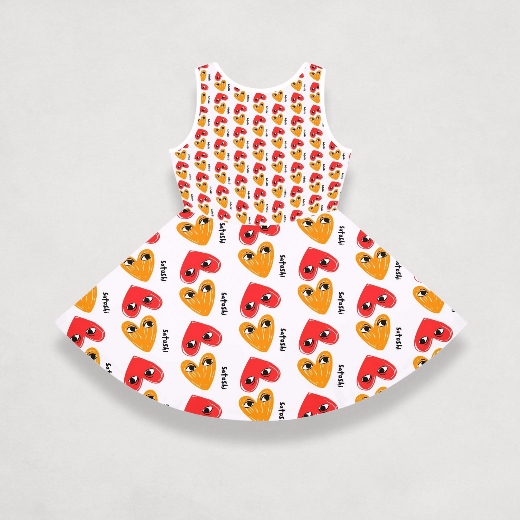 I heart Satoshi Girls Bitcoin Dress by lil'B at The Orange Habit