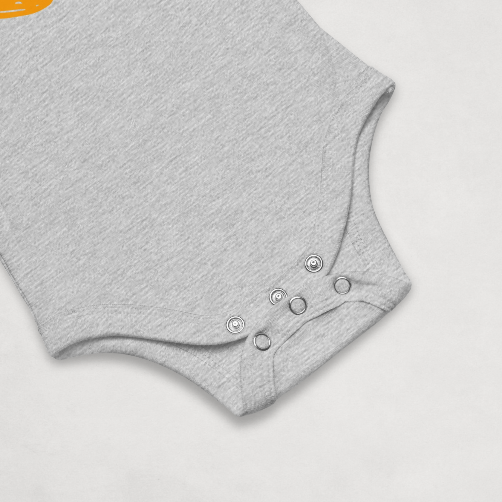 Grey I Heart Satoshi Bitcoin Onesie for Infants by lil'B