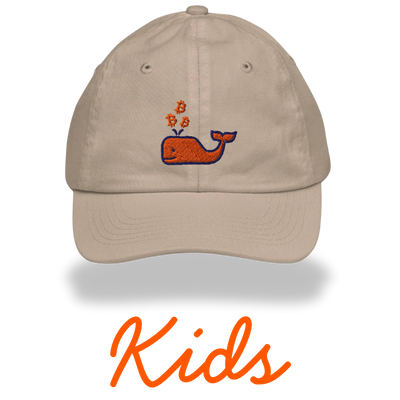 Shop Kids Bitcoin Hats | The Orange Habit