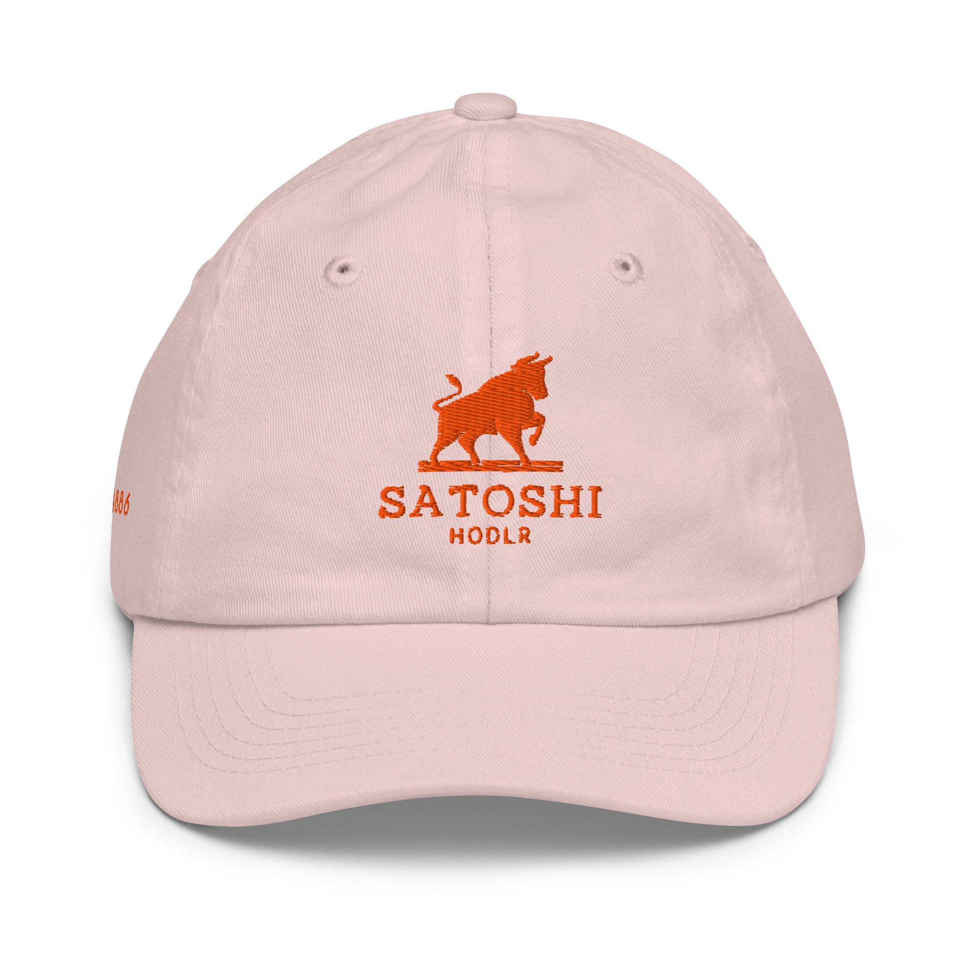 SATOSHI HODLR / Kid's Hat - The Orange Habit