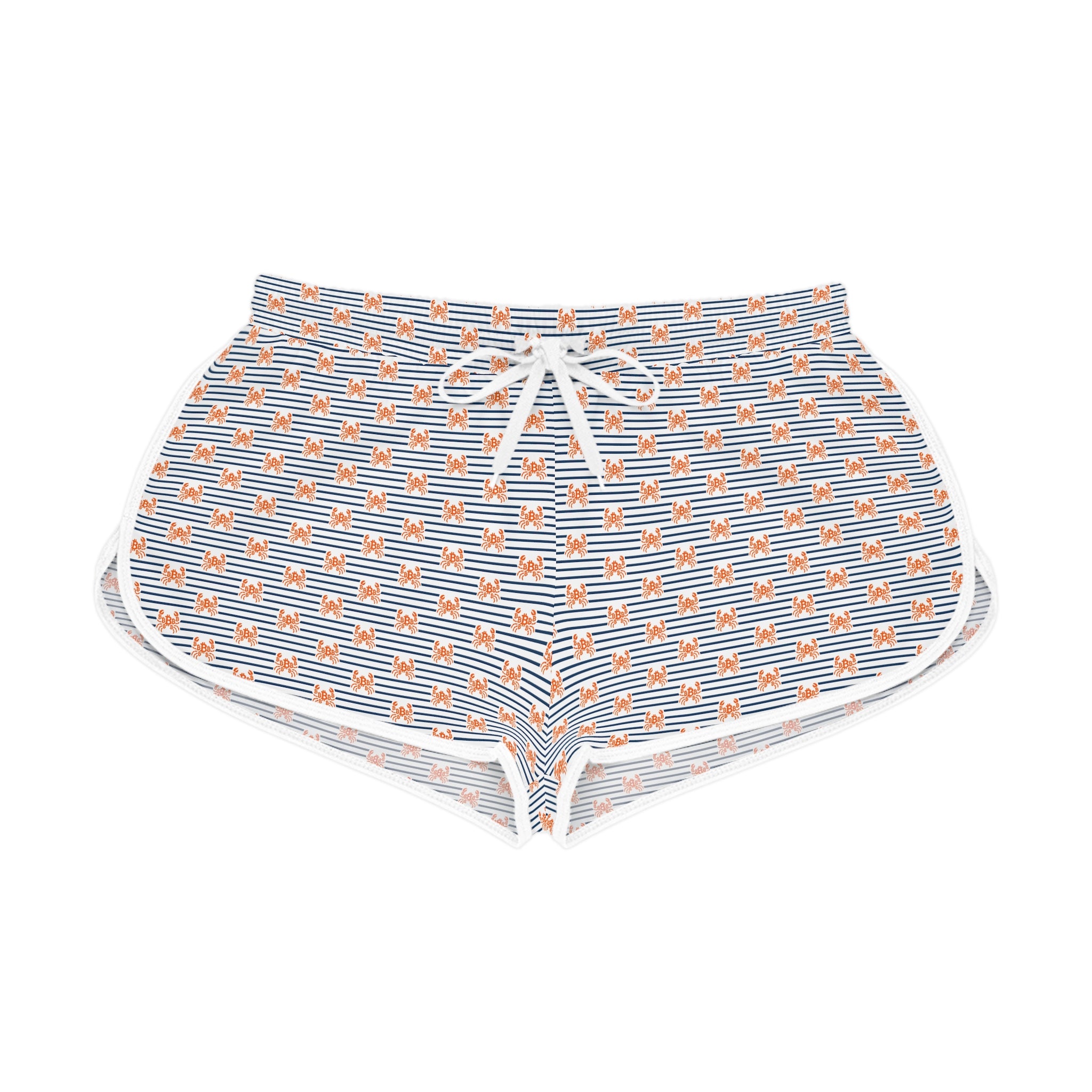 Crab B / Nautical Women's Shorts - The Orange Habit