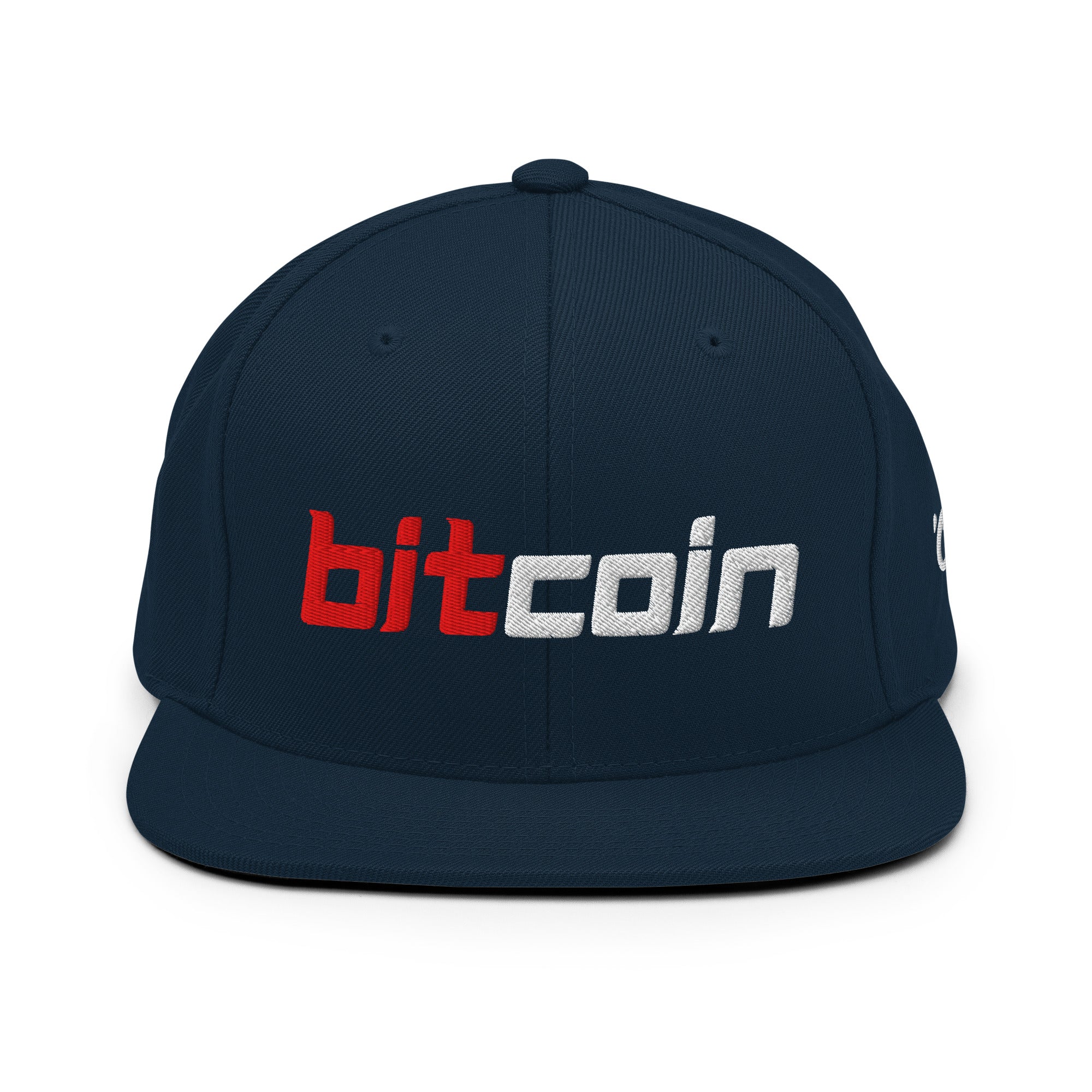 bitcoin-classic-snapback-dark-navy-hat by svrnt