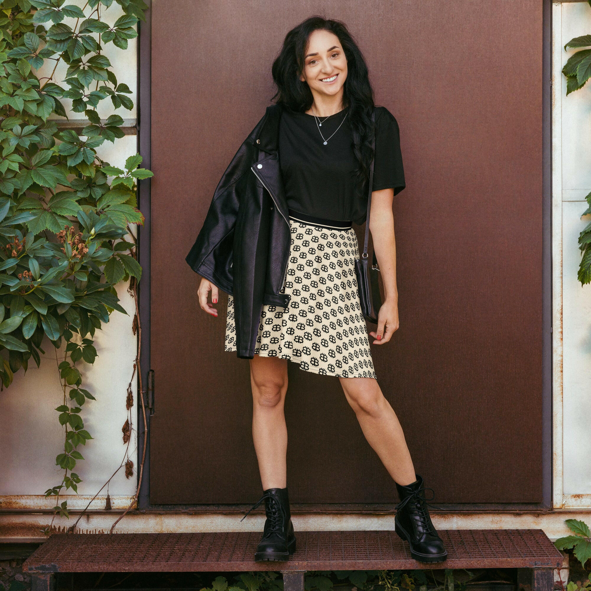 Bitcoin Skirt / BITCOIN PARIS - Nikki Nakamoto - The Orange Habit