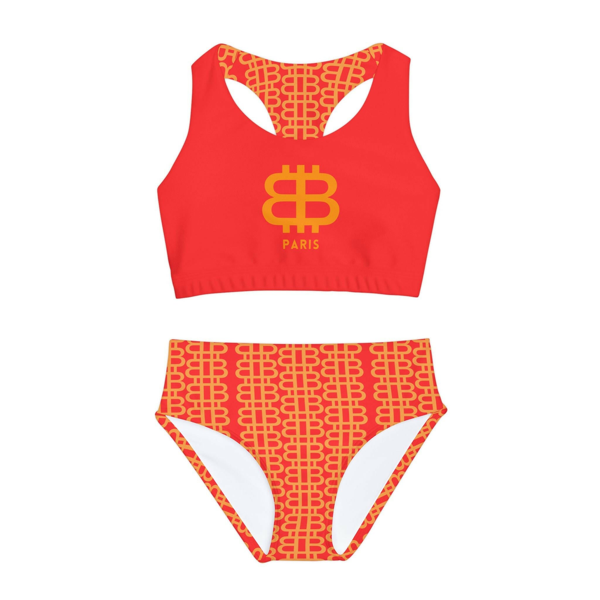 BITCOIN PARIS / Girls' Swimsuit - Lil'B - The Orange Habit
