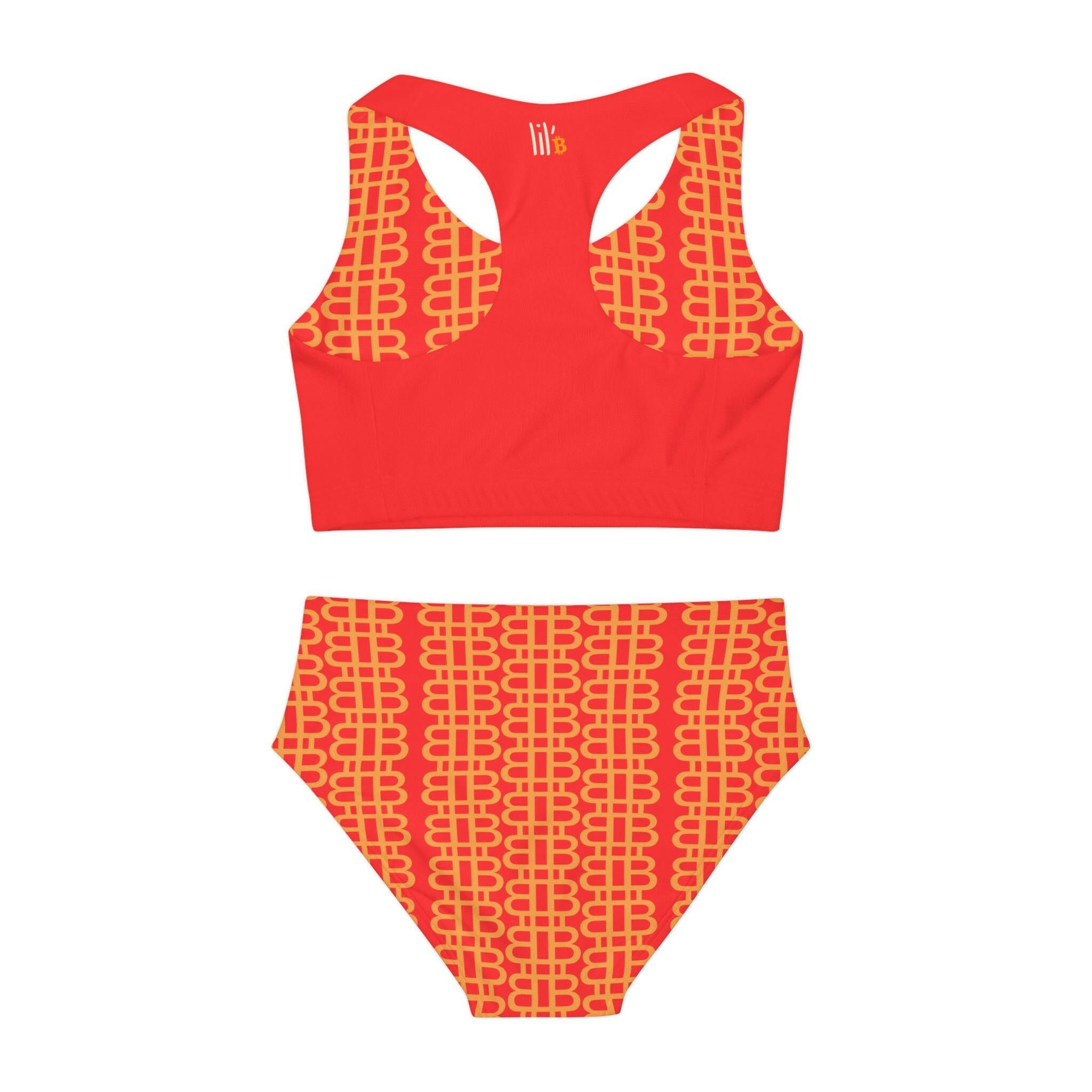 BITCOIN PARIS / Girls' Swimsuit - Lil'B - The Orange Habit