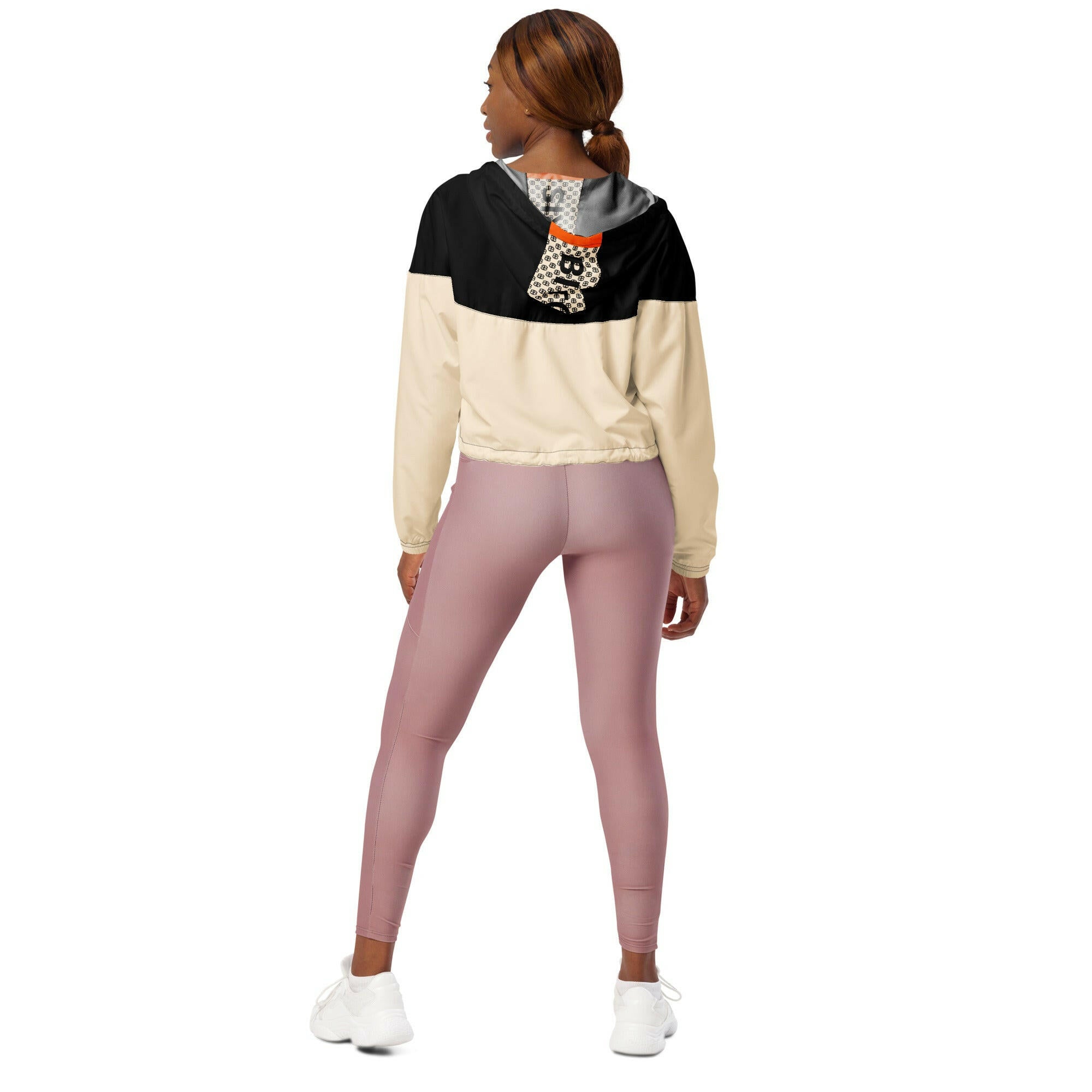 BITCOIN PARIS / Women's Windbreaker - Nikki Nakamoto - The Orange Habit