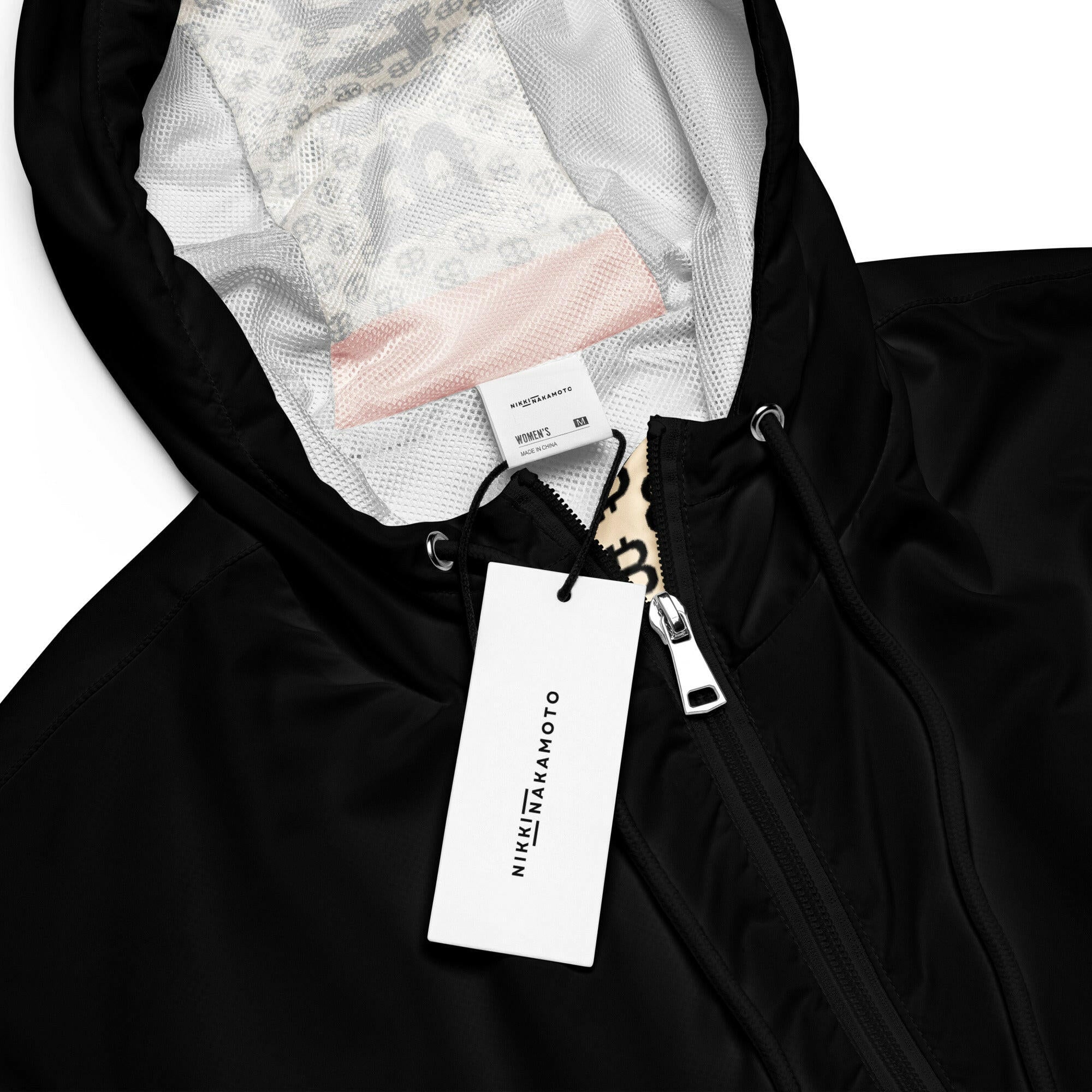 BITCOIN PARIS / Women's Windbreaker - Nikki Nakamoto - The Orange Habit