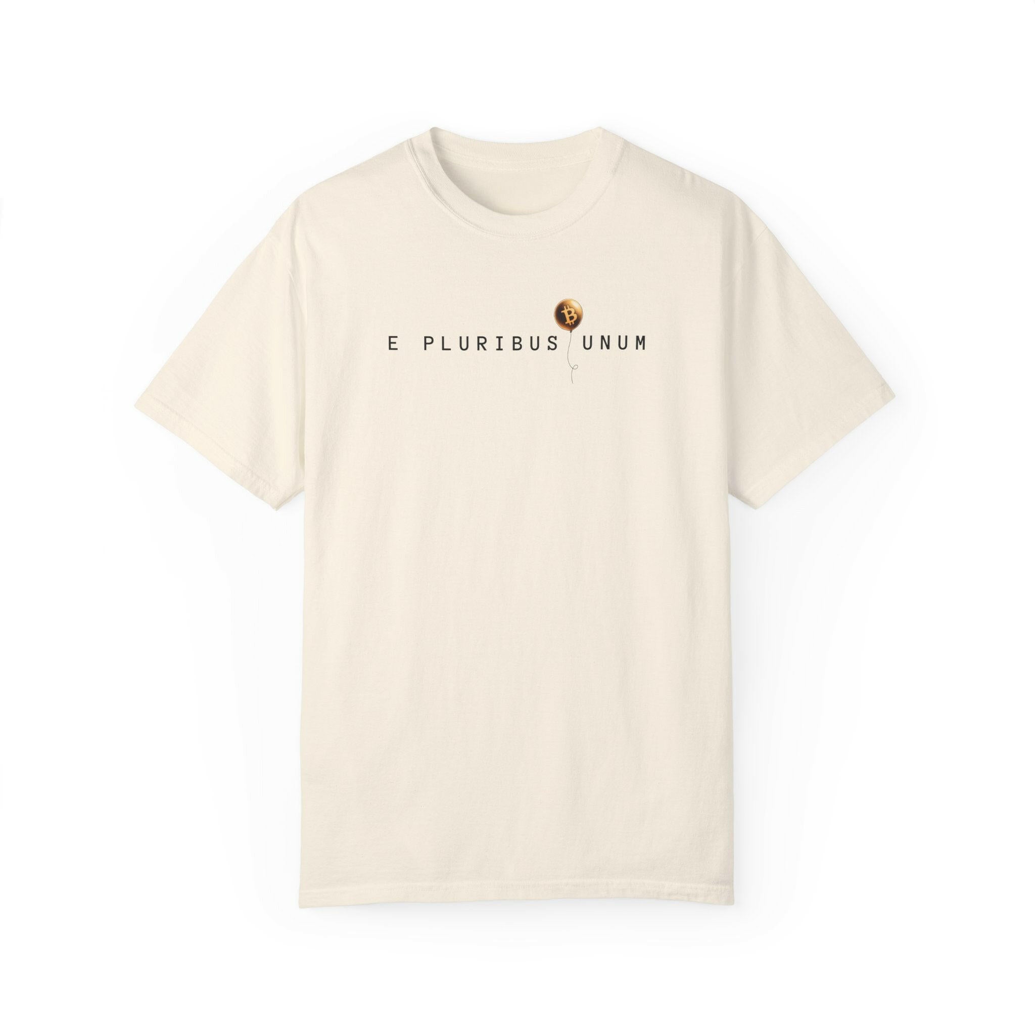 E PLURIBUS UNUM / Bitcoin T-Shirt - SVRN_T - The Orange Habit