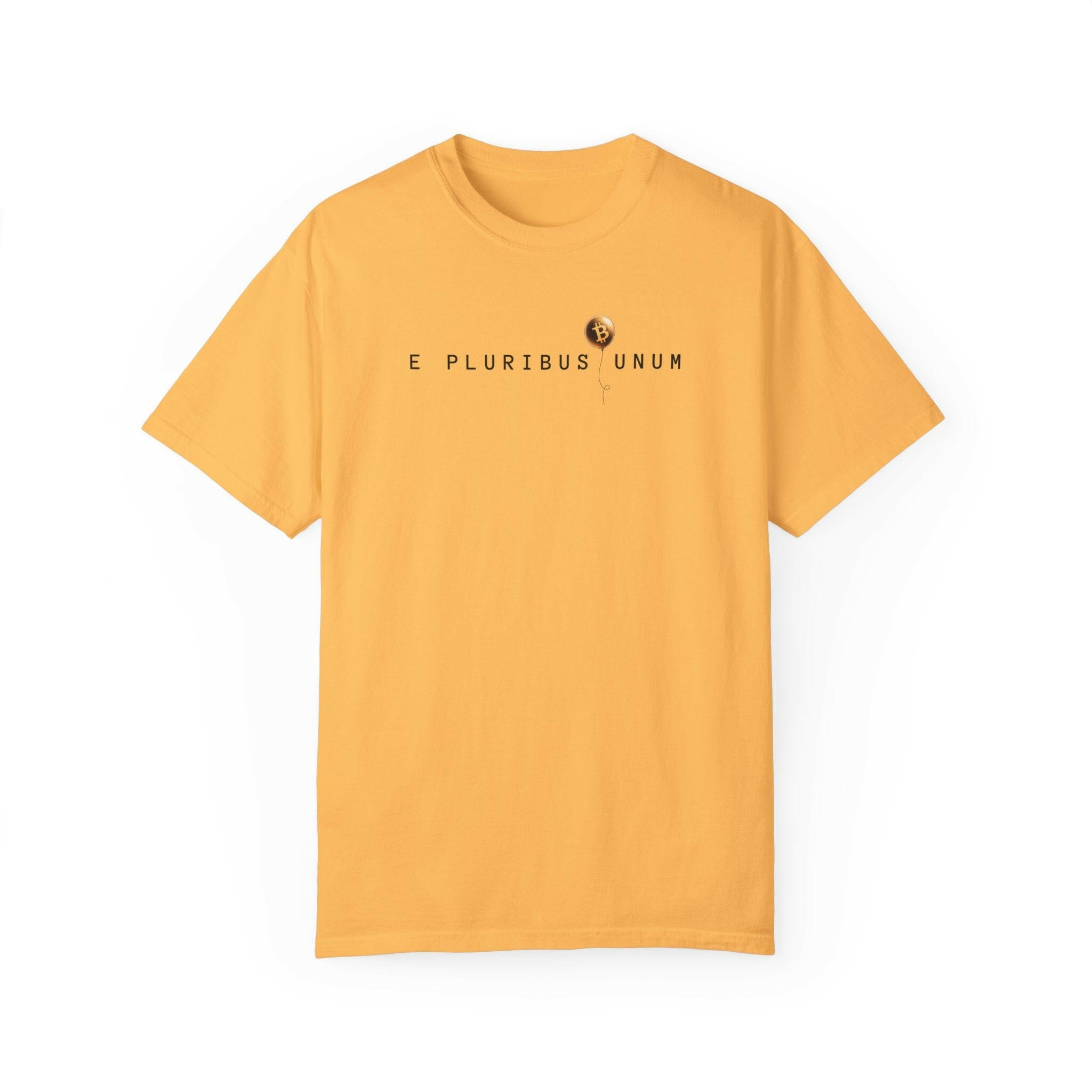 E PLURIBUS UNUM / Bitcoin T-Shirt - SVRN_T - The Orange Habit