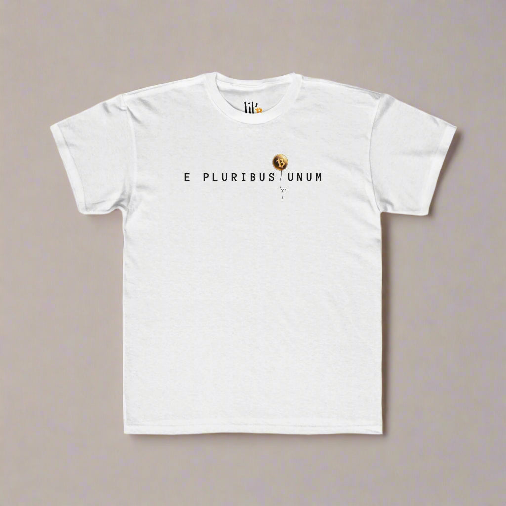 E PLURIBUS UNUM / Kid's Bitcoin Tee - Lil'B - The Orange Habit