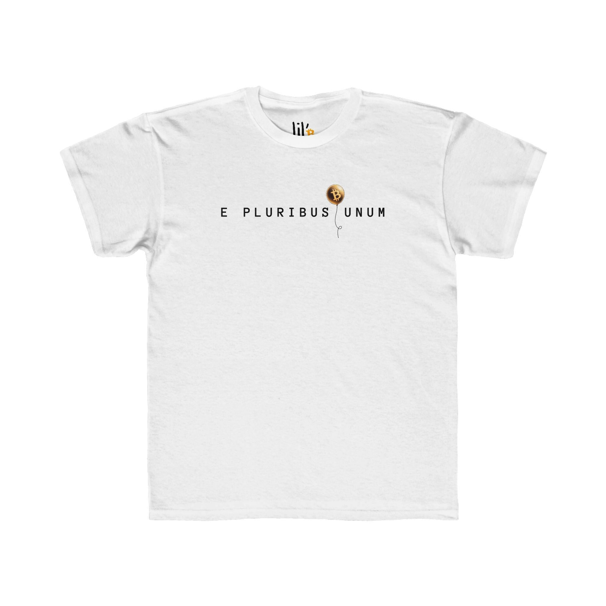 E PLURIBUS UNUM / Kid's Bitcoin Tee - Lil'B - The Orange Habit