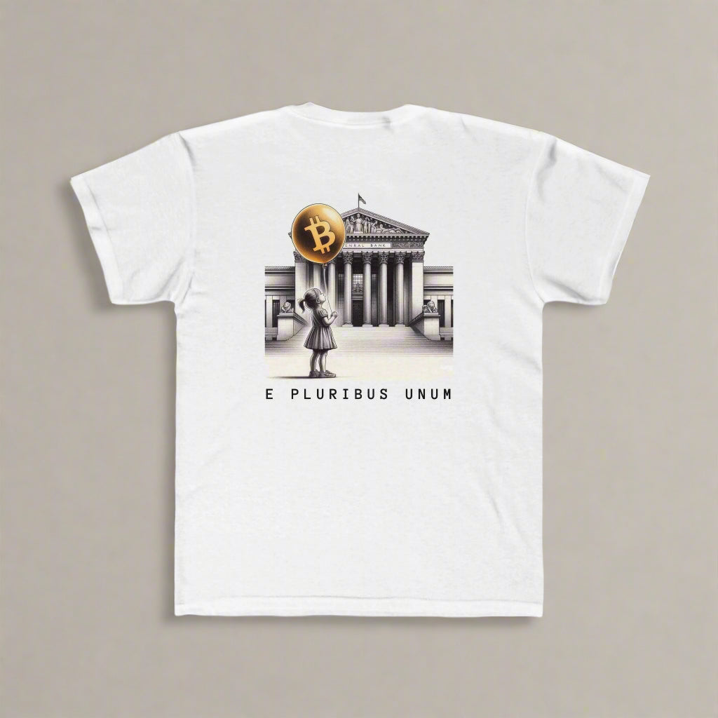E PLURIBUS UNUM / Kid's Bitcoin Tee - Lil'B - The Orange Habit