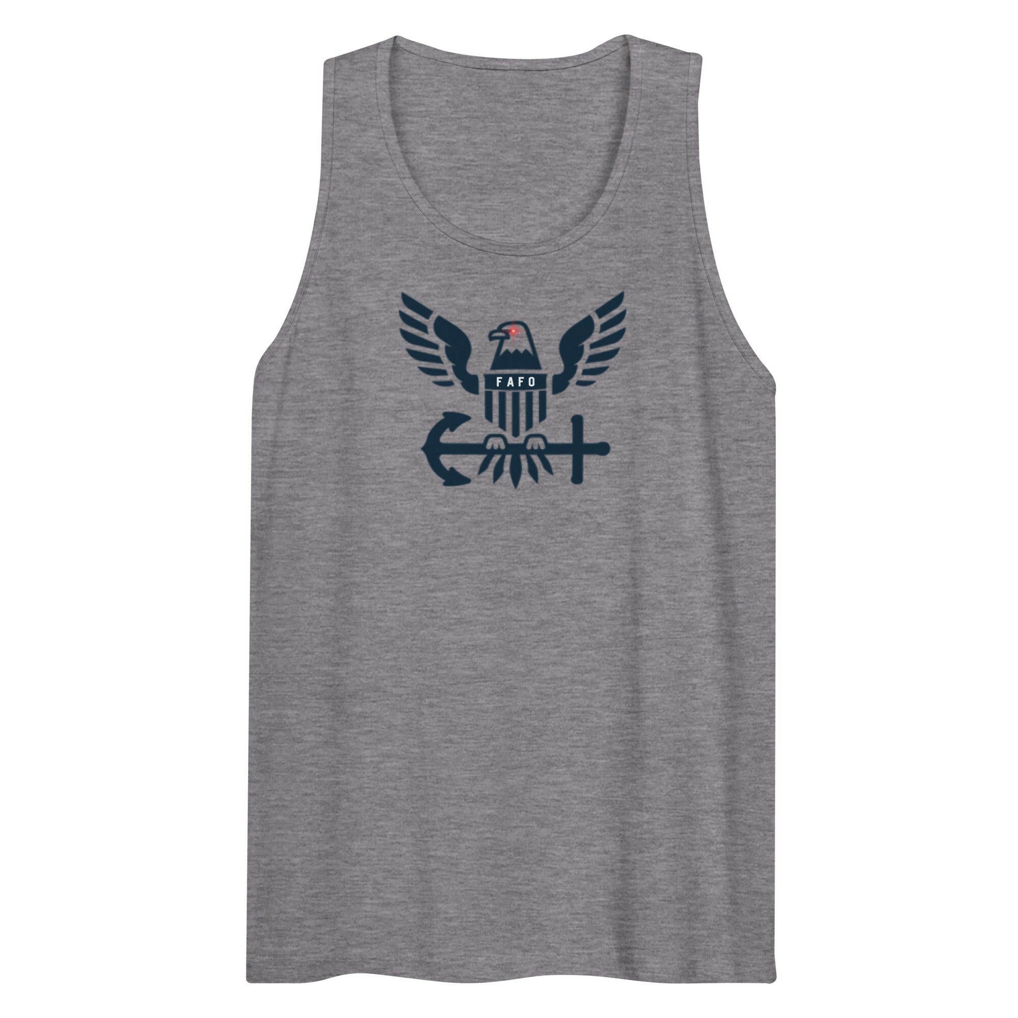 FAFO / Mens Bitcoin Tank Top - SVRN_T - The Orange Habit