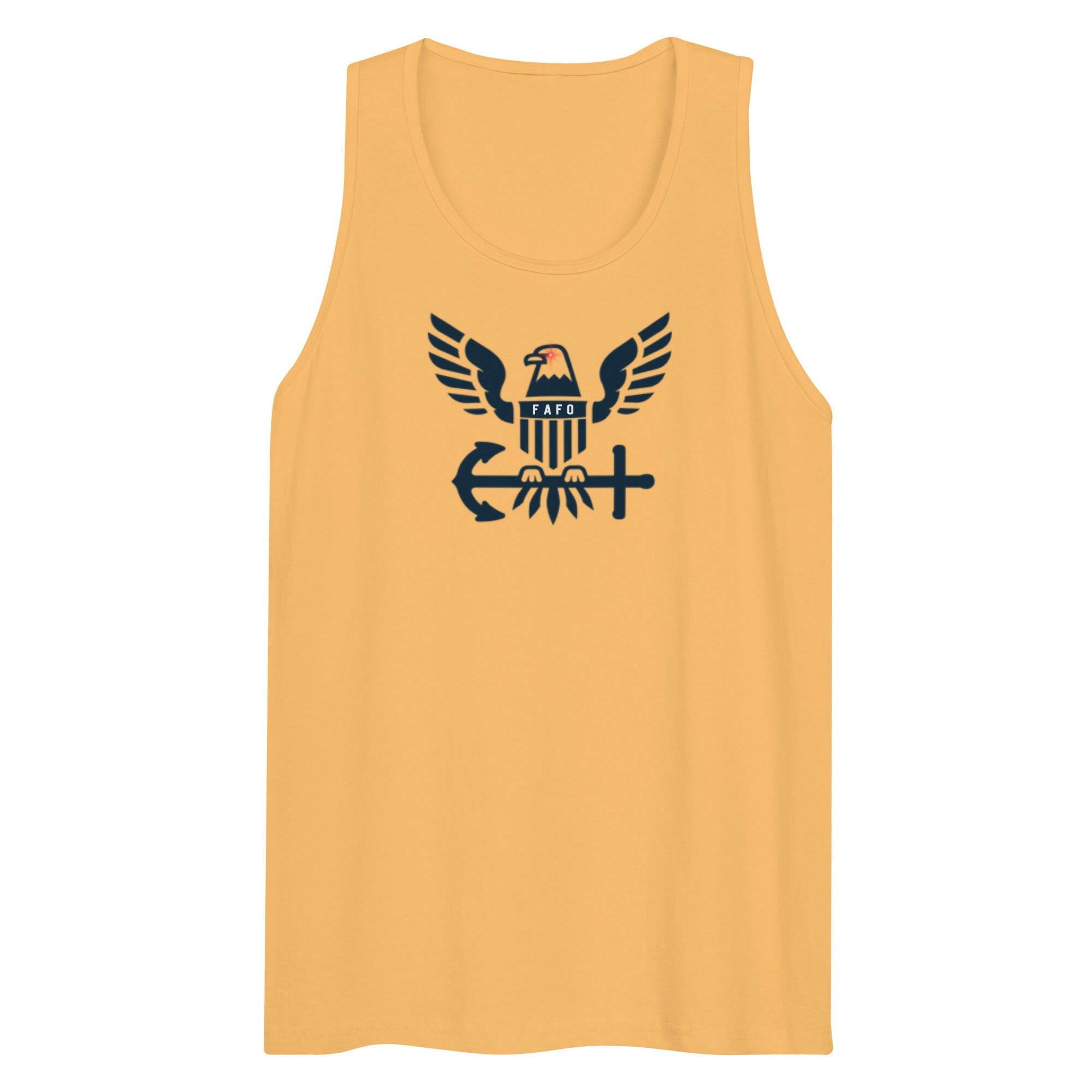 FAFO / Mens Bitcoin Tank Top - SVRN_T - The Orange Habit