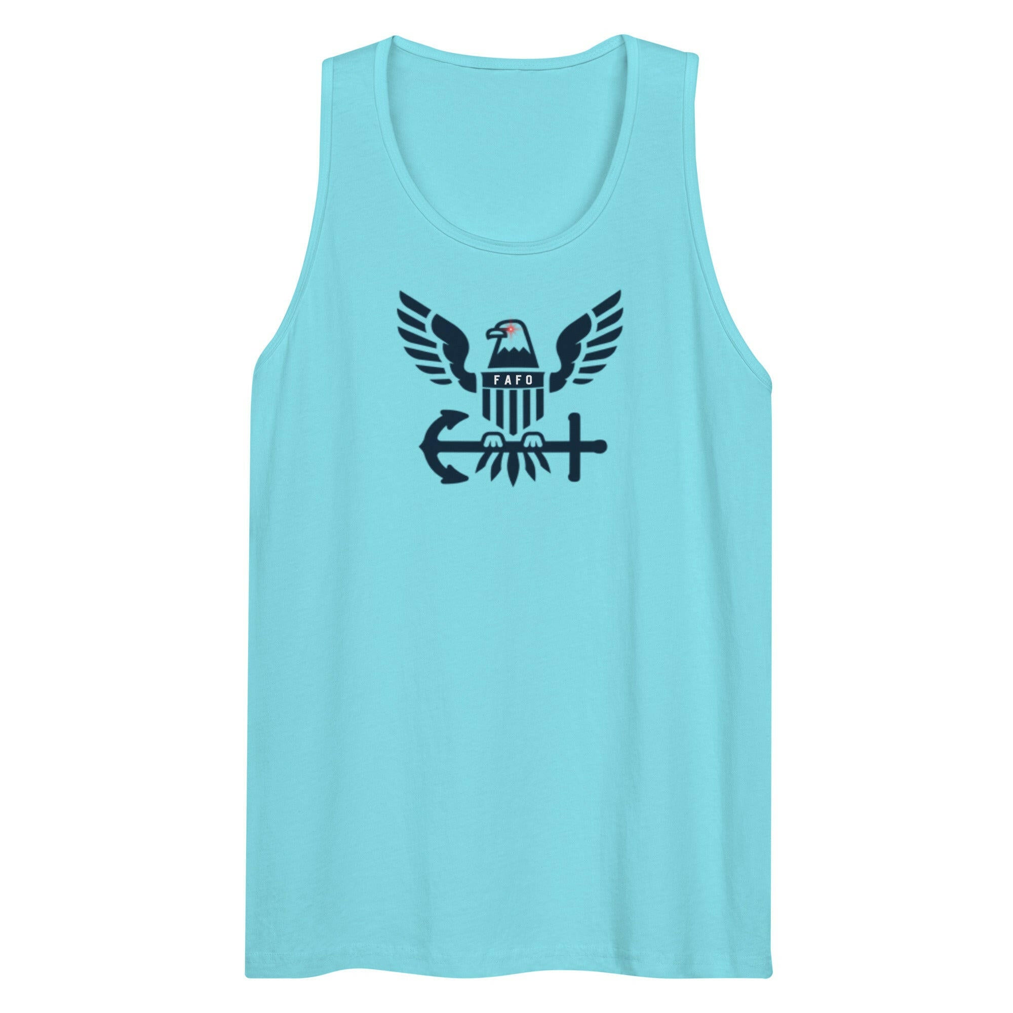 FAFO / Mens Bitcoin Tank Top - SVRN_T - The Orange Habit