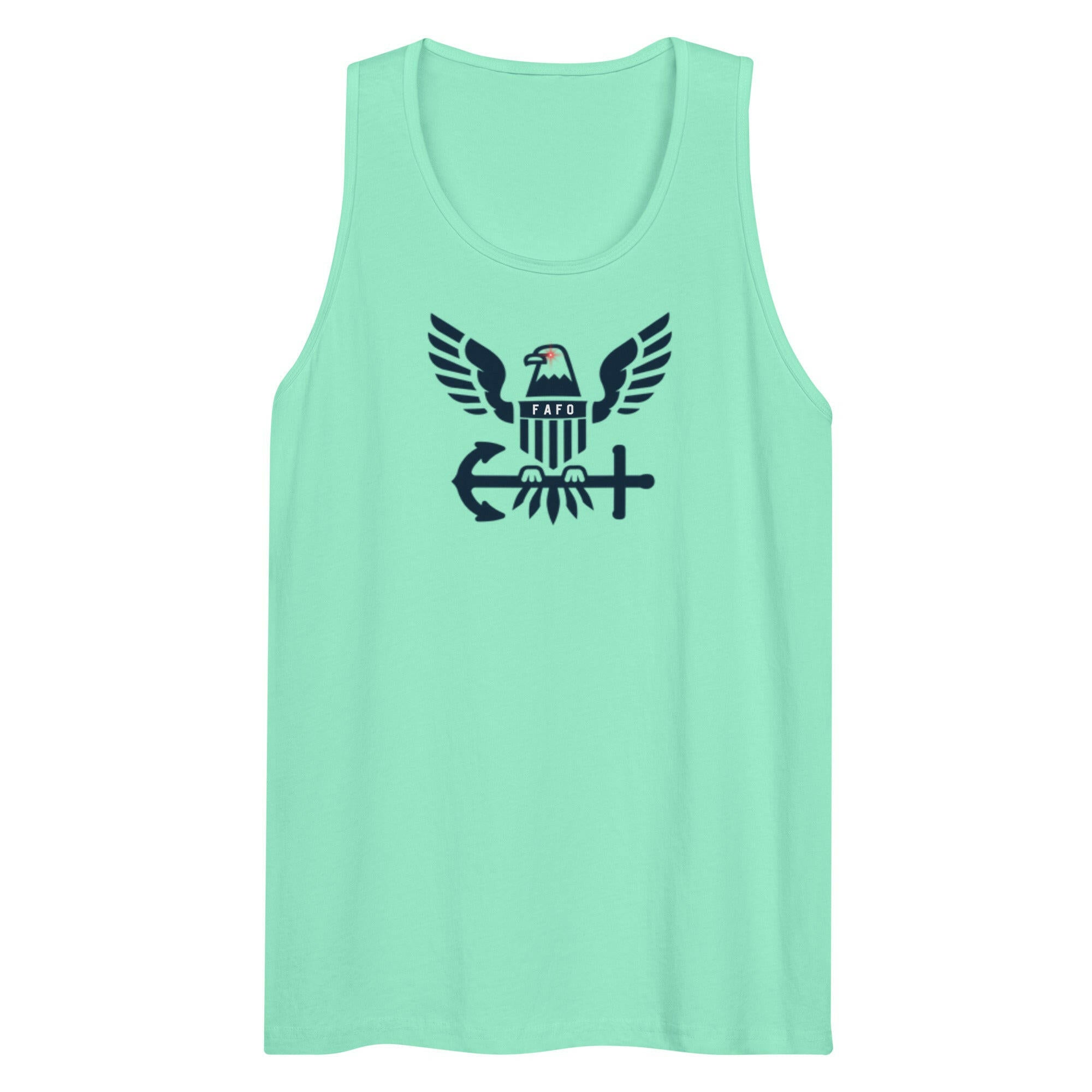 FAFO / Mens Bitcoin Tank Top - SVRN_T - The Orange Habit