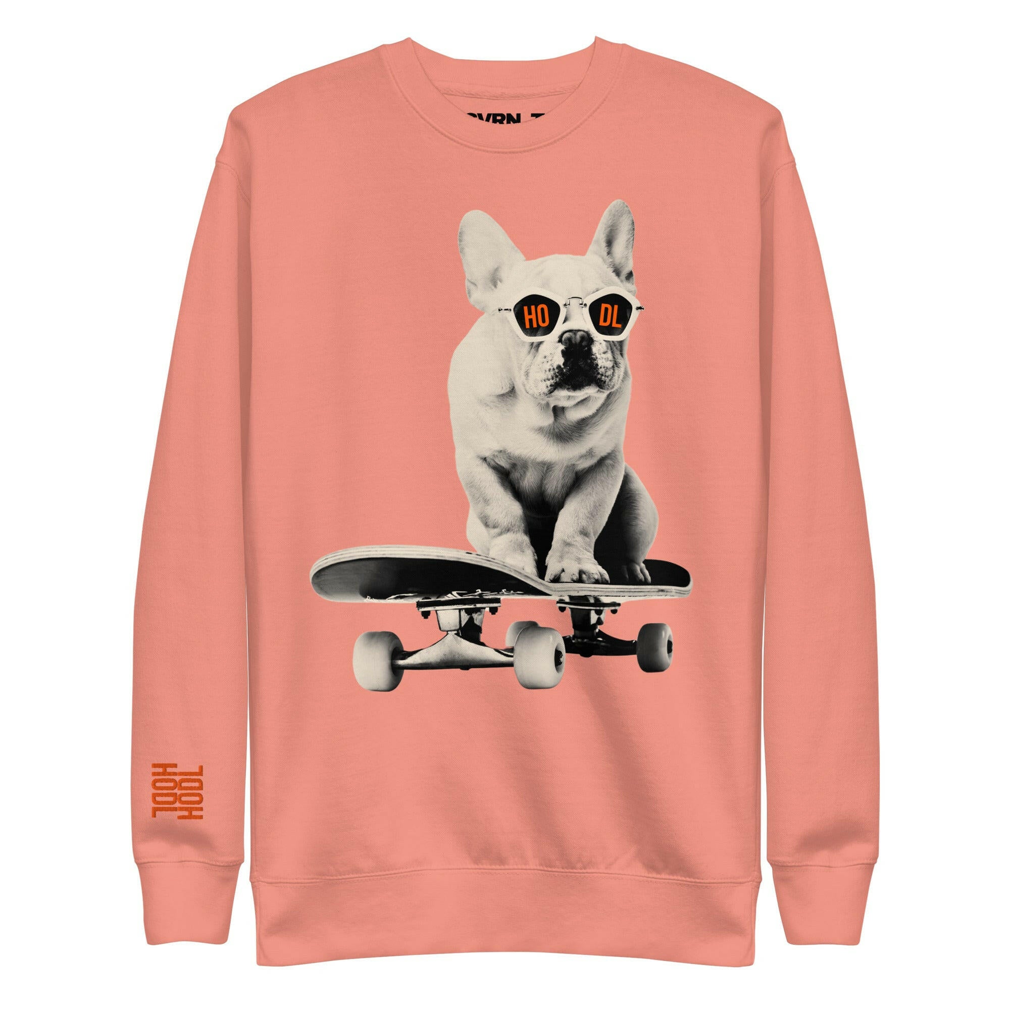 HODL DOG - Frenchie / Bitcoin Sweatshirt - SVRN_T - The Orange Habit