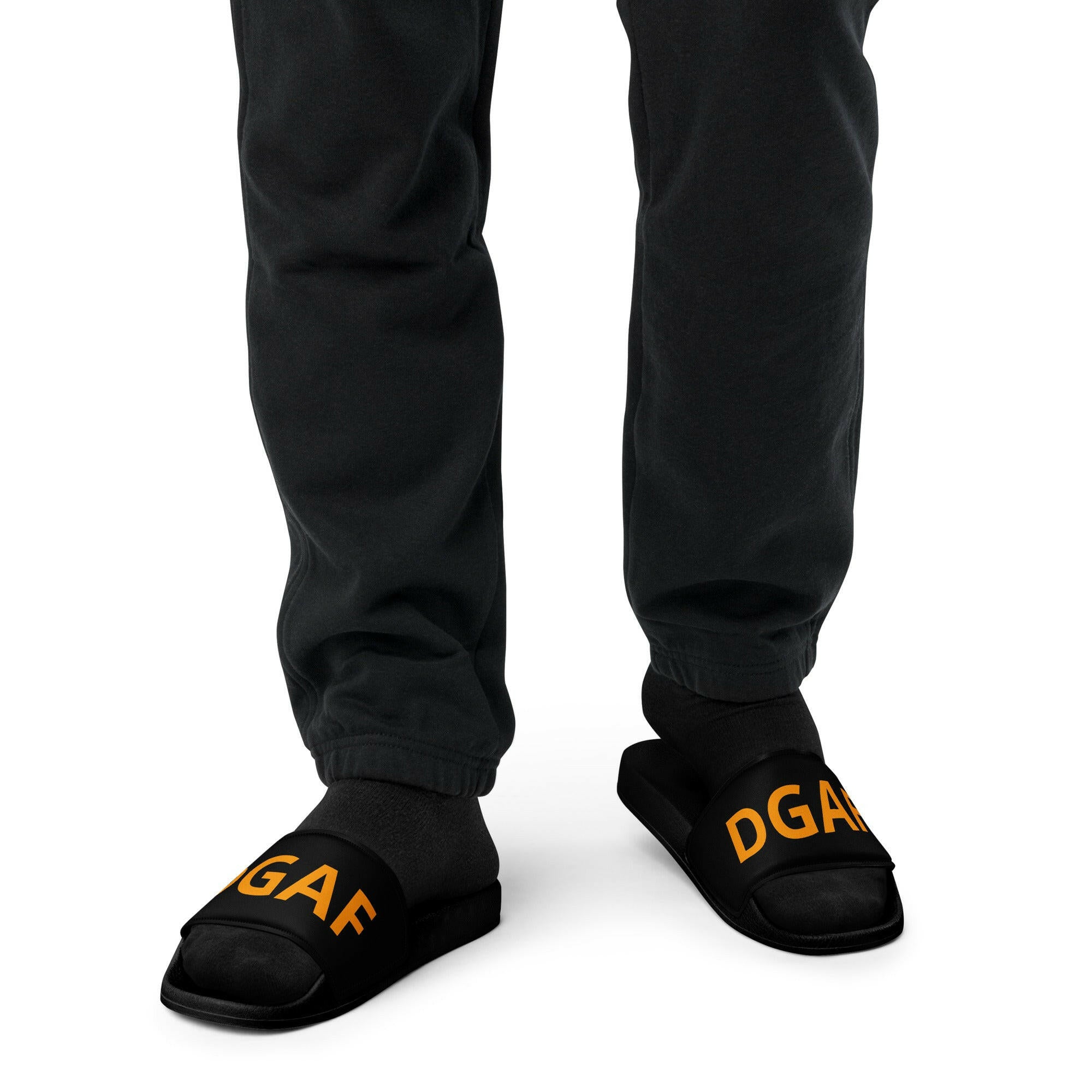 HONEY BADGER / Mens Bitcoin Slides - SVRN_T - The Orange Habit