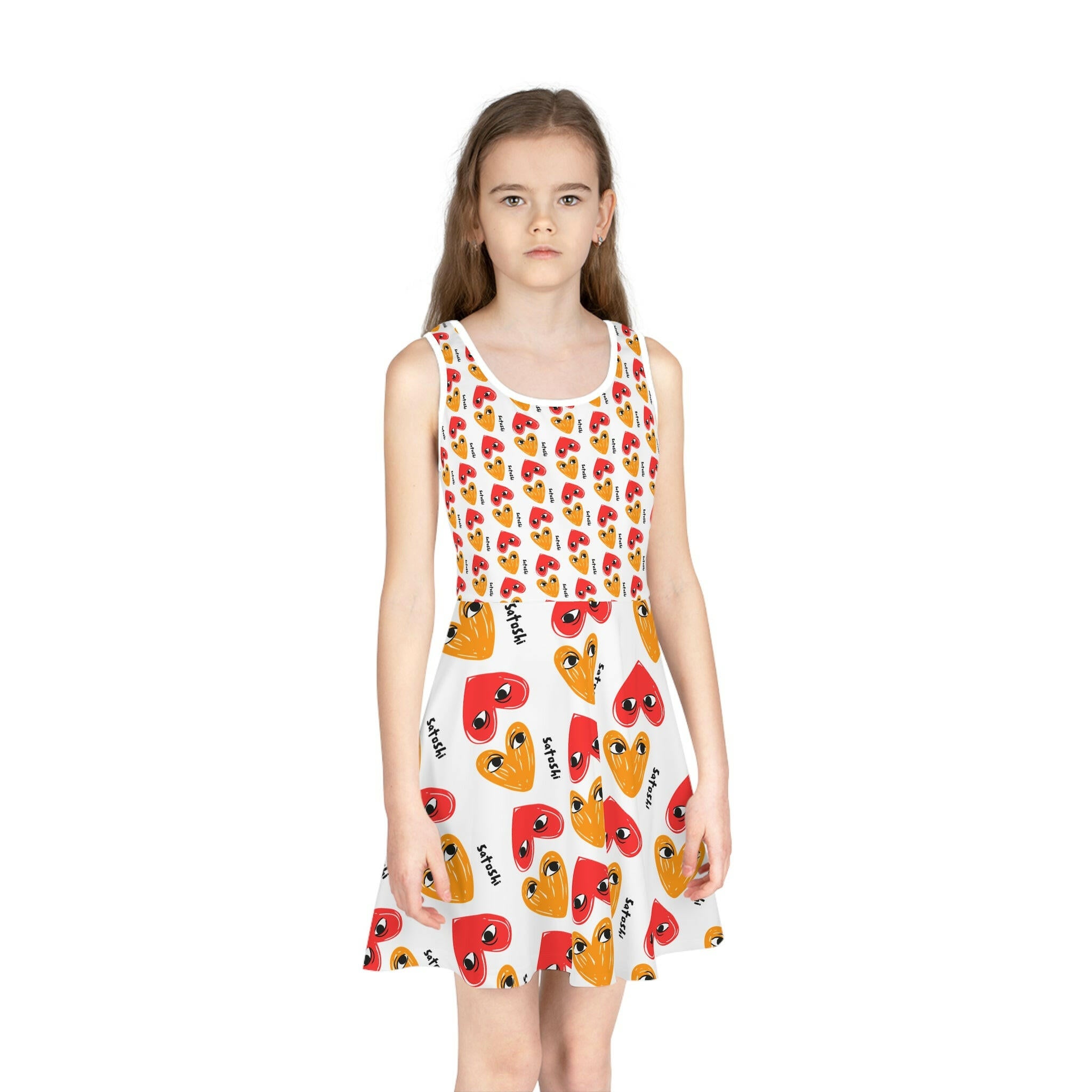 I HEART SATOSHI / Girls Sundress - Lil'B - The Orange Habit
