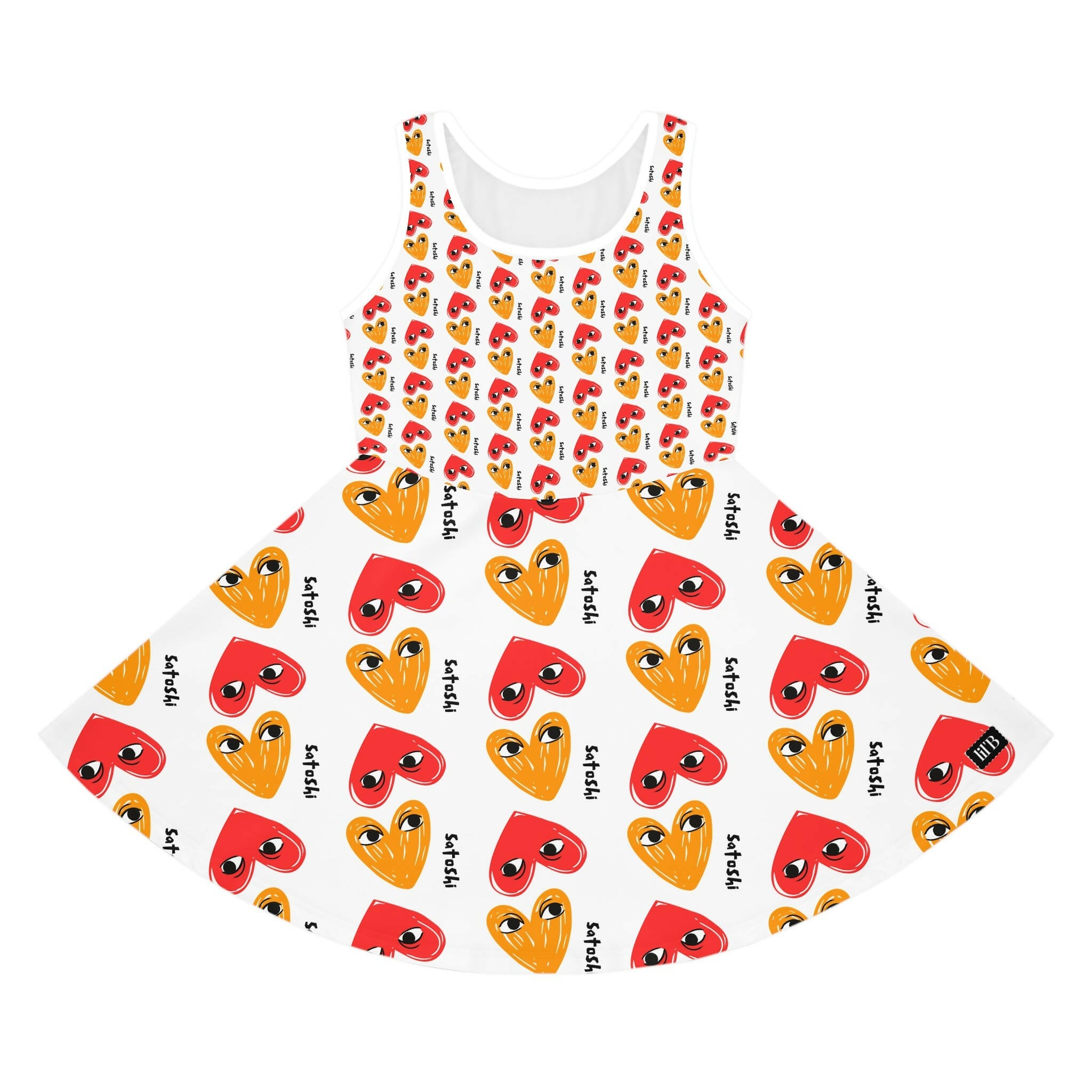 I HEART SATOSHI / Girls Sundress - Lil'B - The Orange Habit