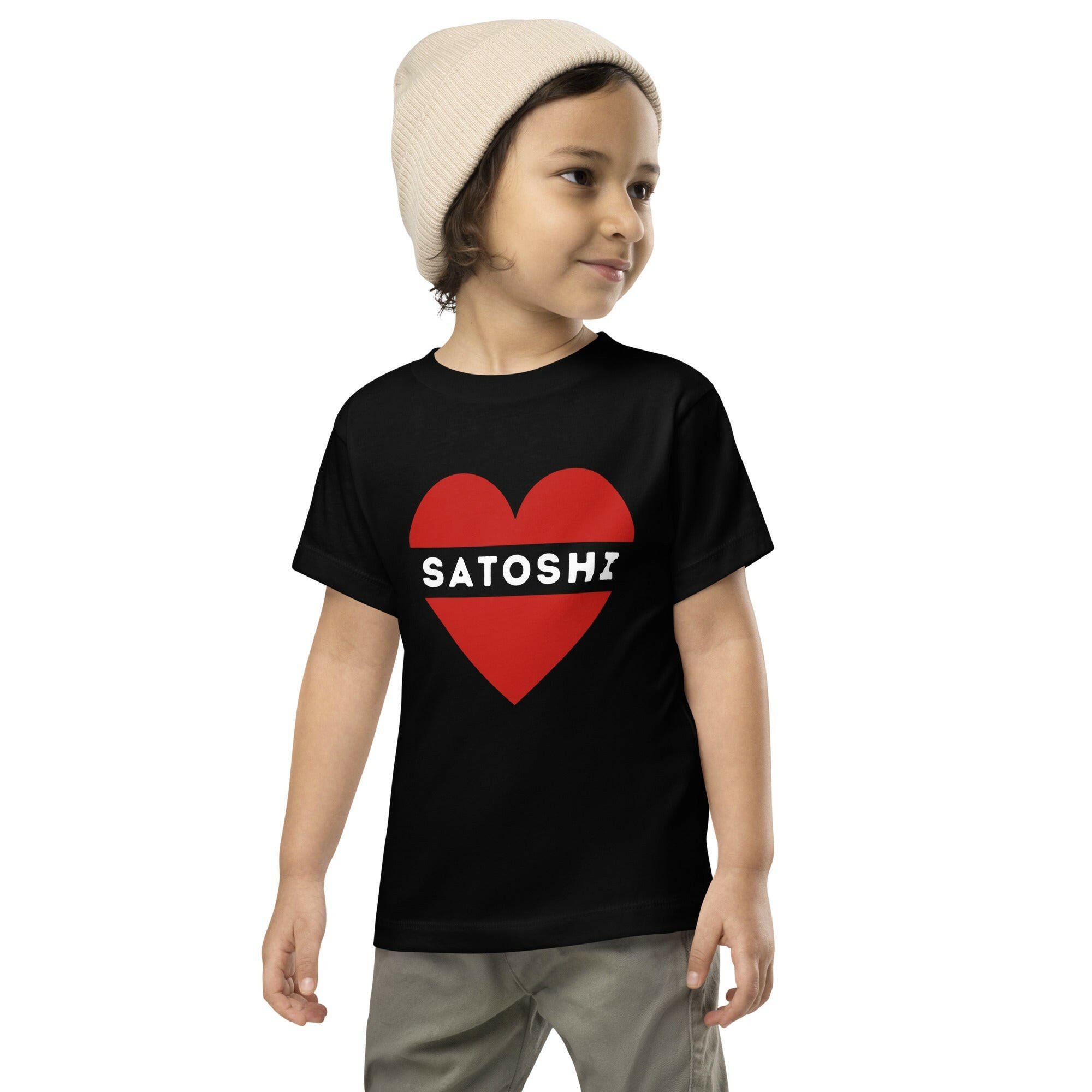 I HEART SATOSHI / Toddler Bitcoin Tee - Lil'B - The Orange Habit