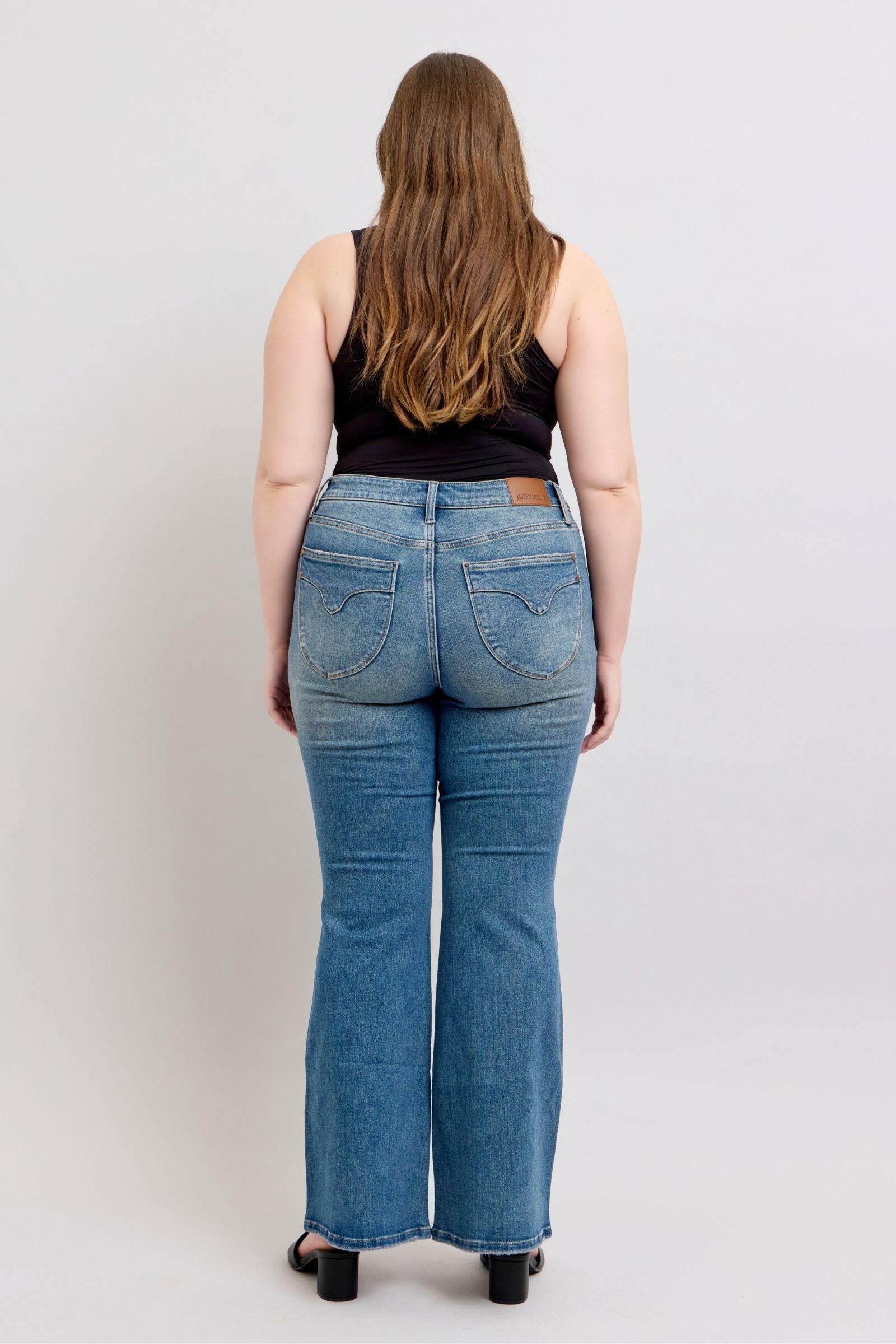 Boutique / Judy Blue MR Tummy Control Vintage Wash Jeans - Judy Blue - The Orange Habit