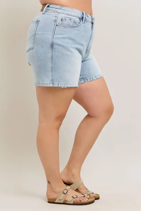 Judy Blue / High Rise Denim Shorts - Judy Blue - The Orange Habit