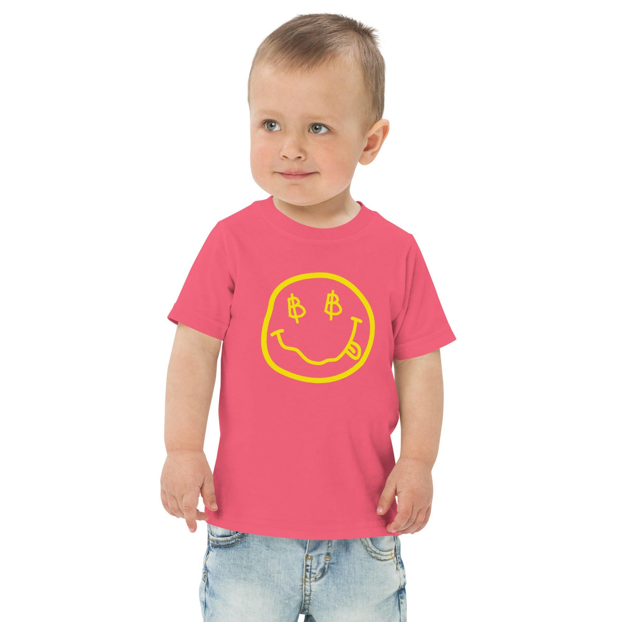 Satoshi Smiles / Toddler Bitcoin Tee - Lil'B - The Orange Habit