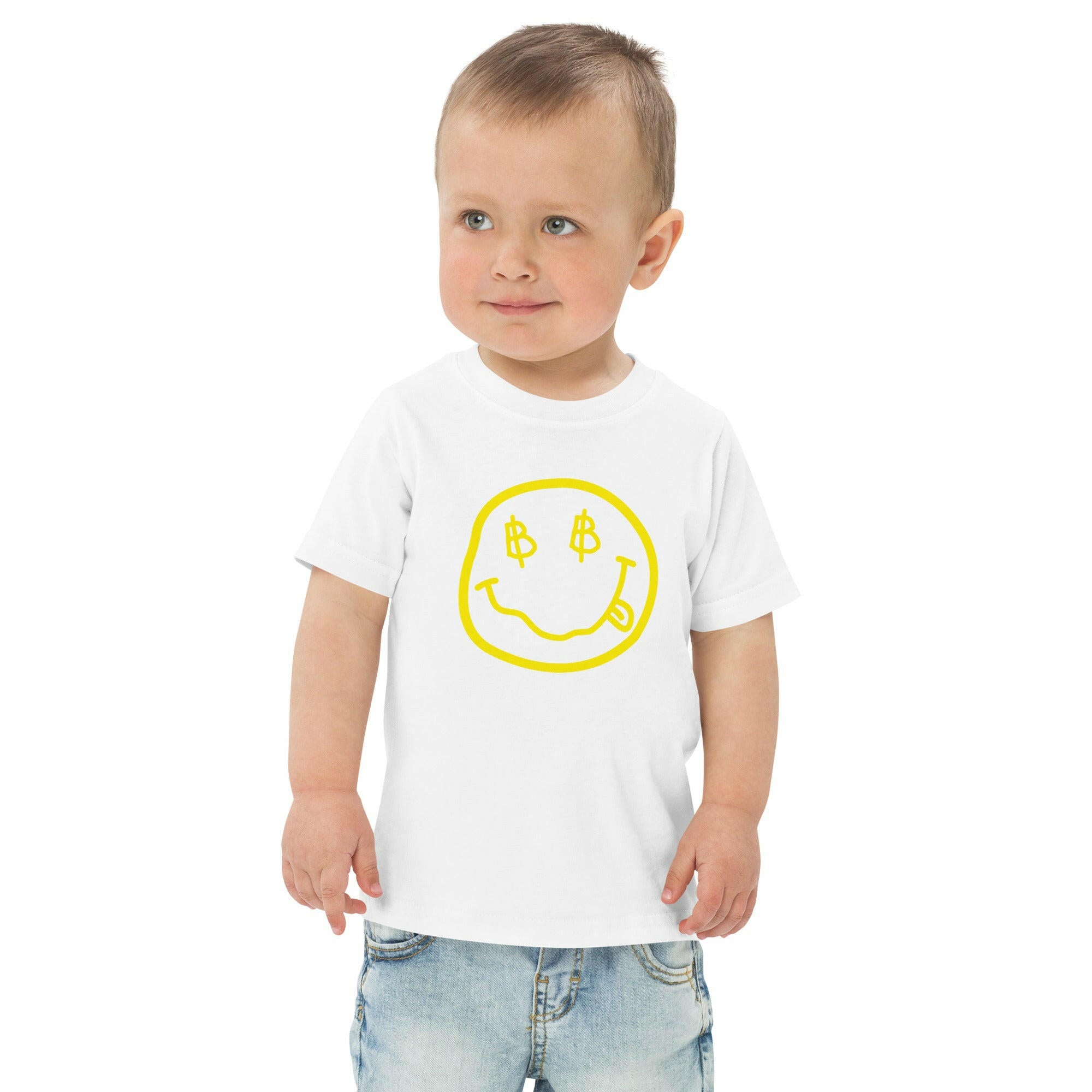 Satoshi Smiles / Toddler Bitcoin Tee - Lil'B - The Orange Habit