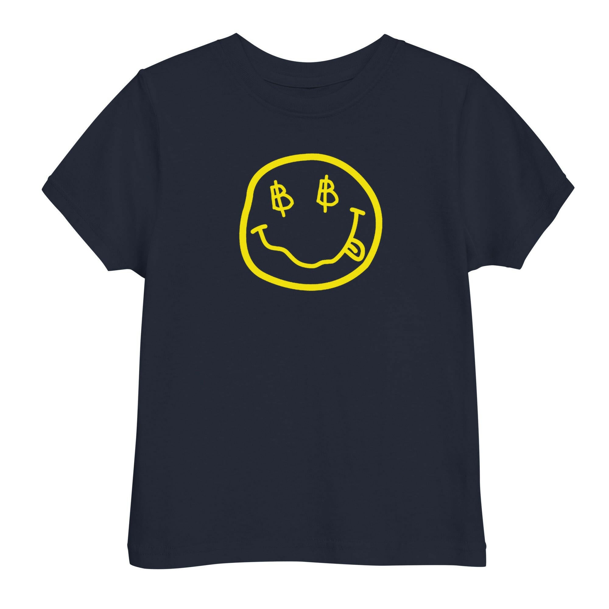 Satoshi Smiles / Toddler Bitcoin Tee  The Orange Habit | Bitcoin Clothing & Apparel.