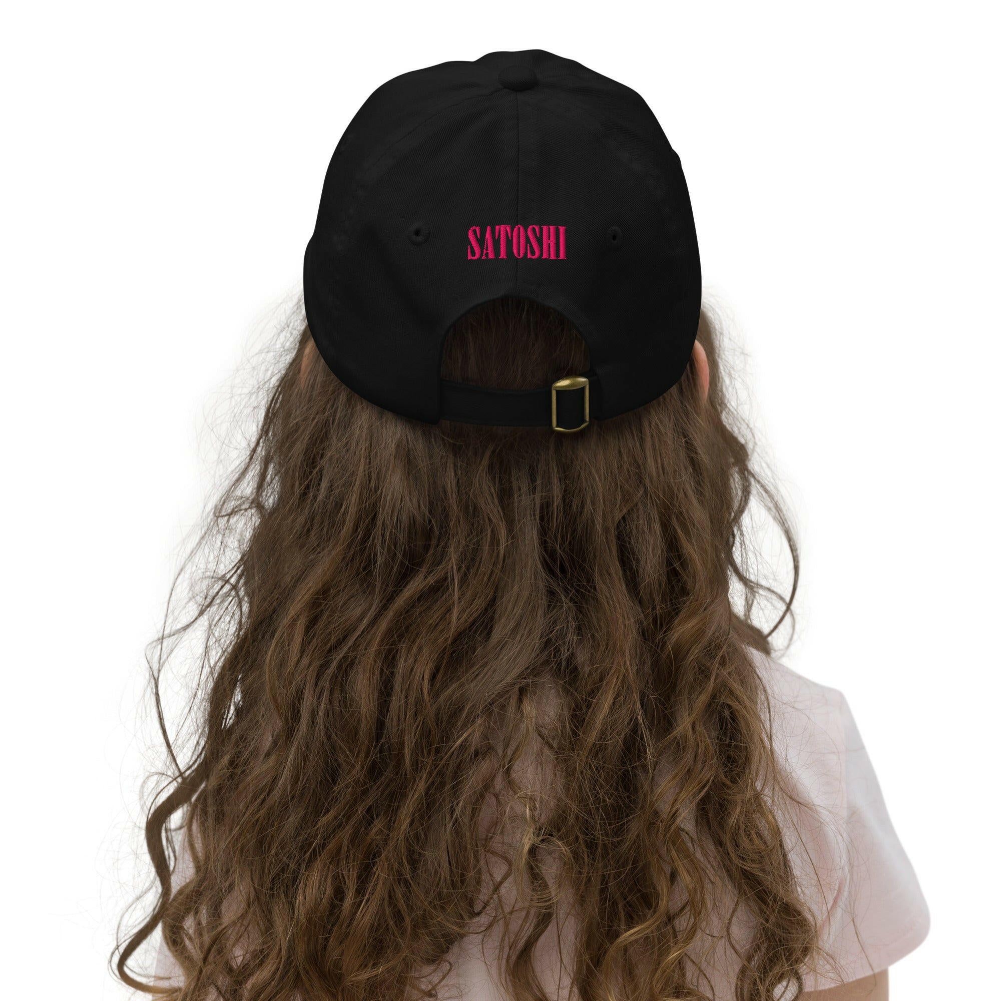 SATOSHI SMILES / Girls’ Bitcoin Hat - Lil'B Hats - The Orange Habit