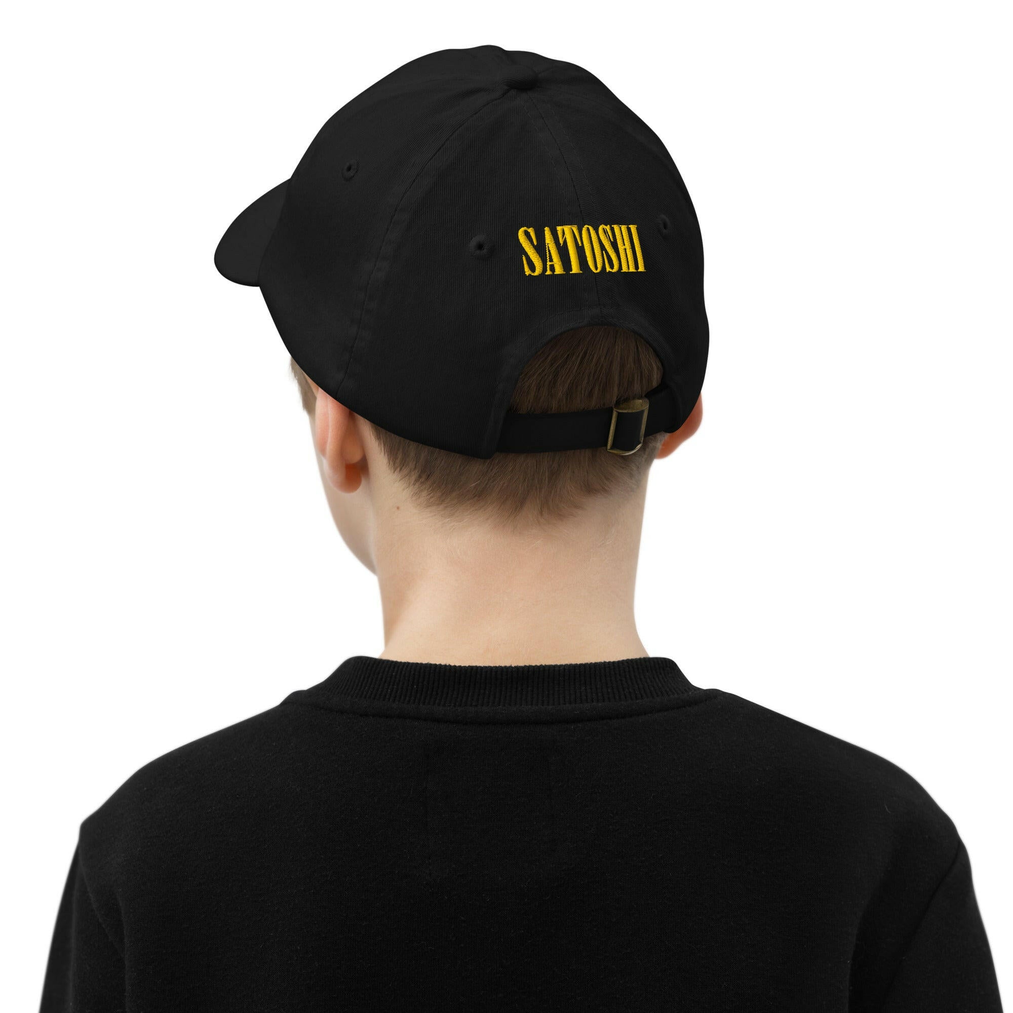 SATOSHI SMILES / Kids' Bitcoin Hat - Lil'B Hats - The Orange Habit