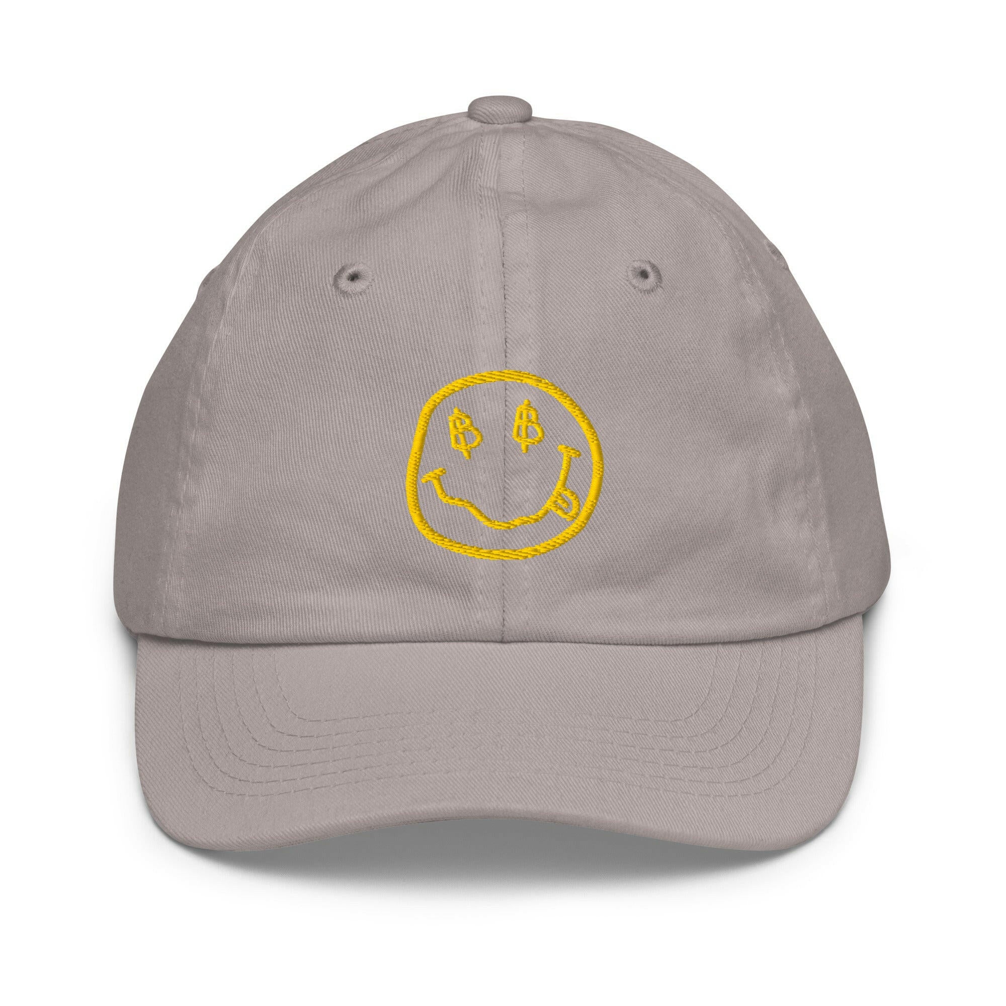 SATOSHI SMILES / Kids' Bitcoin Hat - Lil'B Hats - The Orange Habit